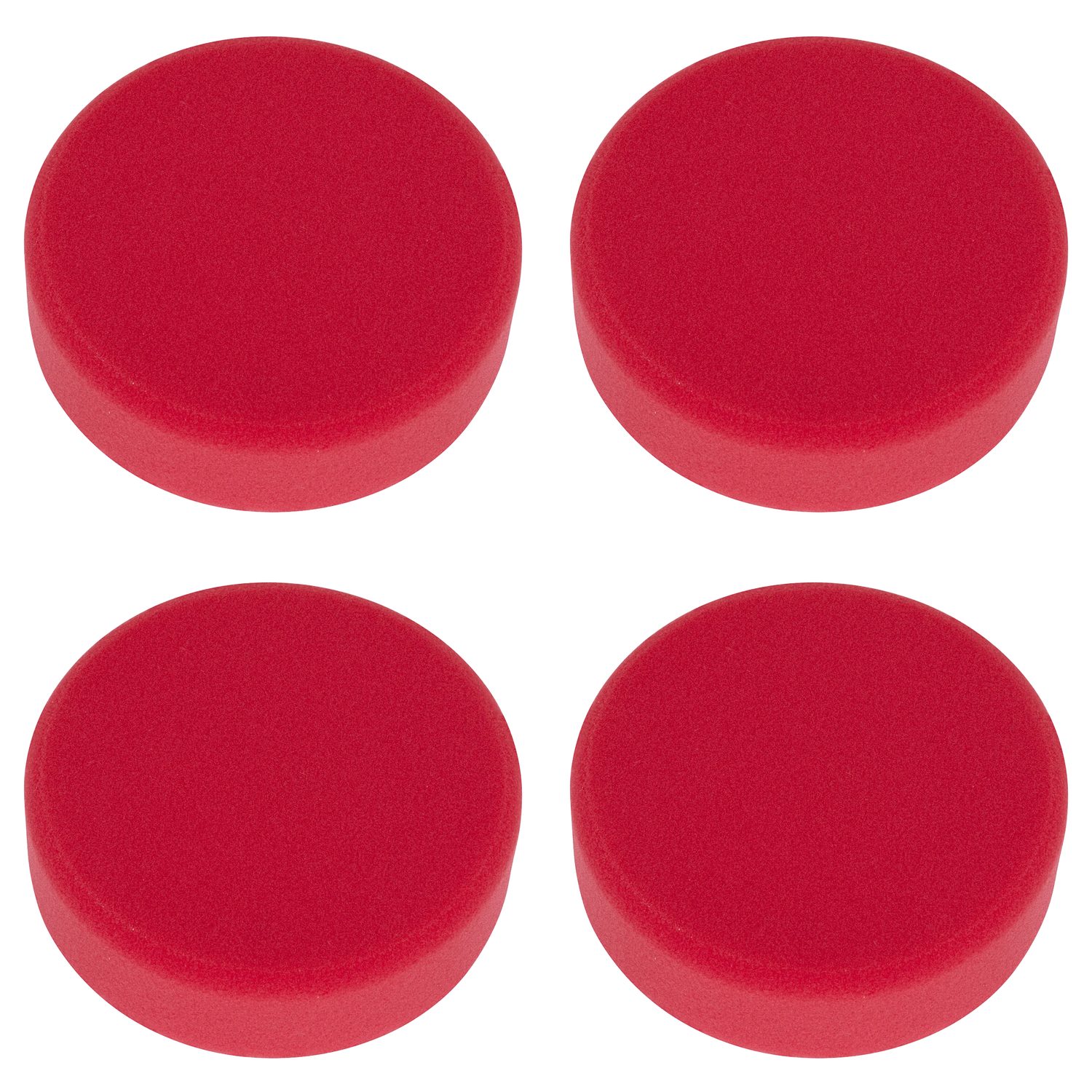 Sealey Hook-and-Loop Buffing & Polishing Foam Head 150 x 50mm - Red/Ultra-Soft