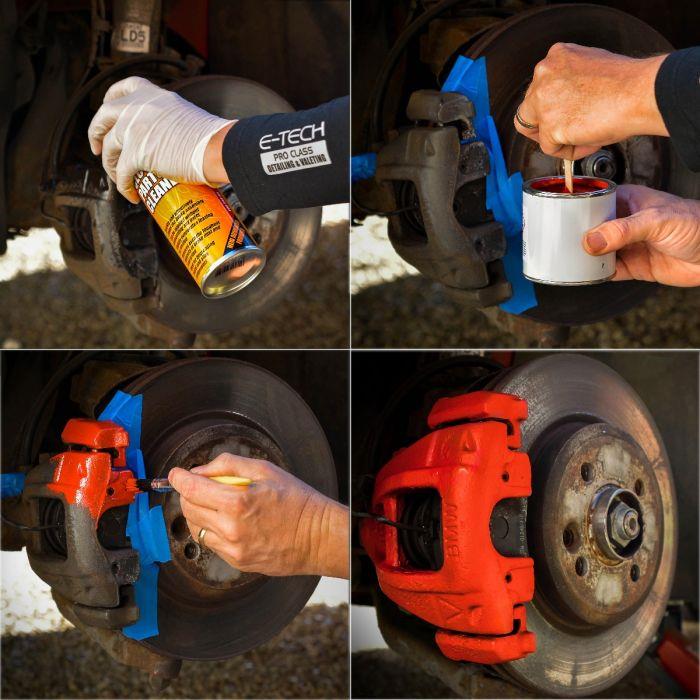 Graphite E-Tech Brake Caliper Paint Also for Engine Bay Drums Car Van