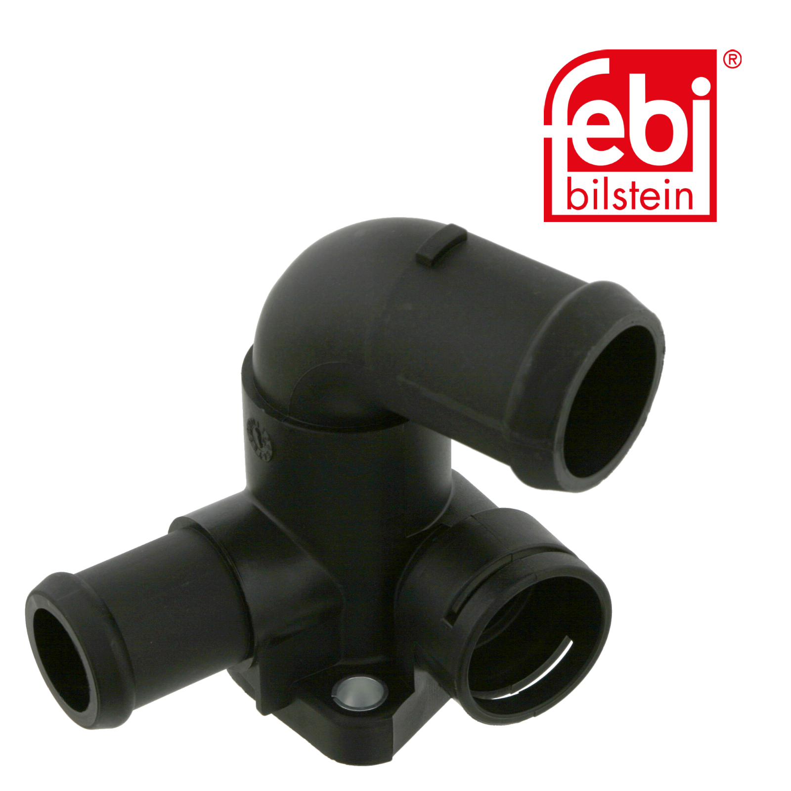 Febi Coolant Flange Housing Connector Front 23858