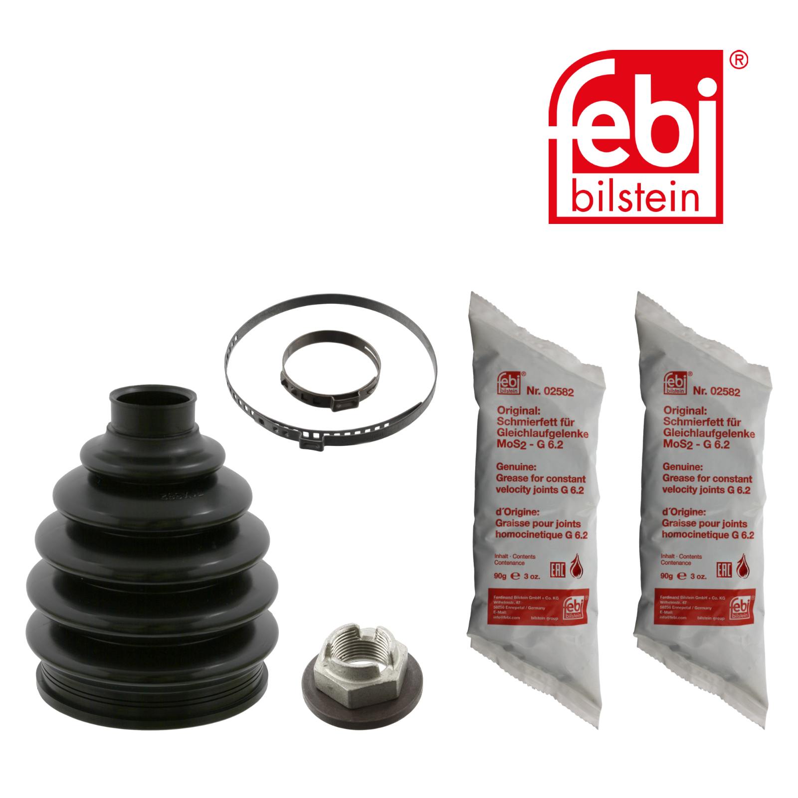 Febi Drive Shaft Bellow Kit Wheel Side Thermoplast 22980
