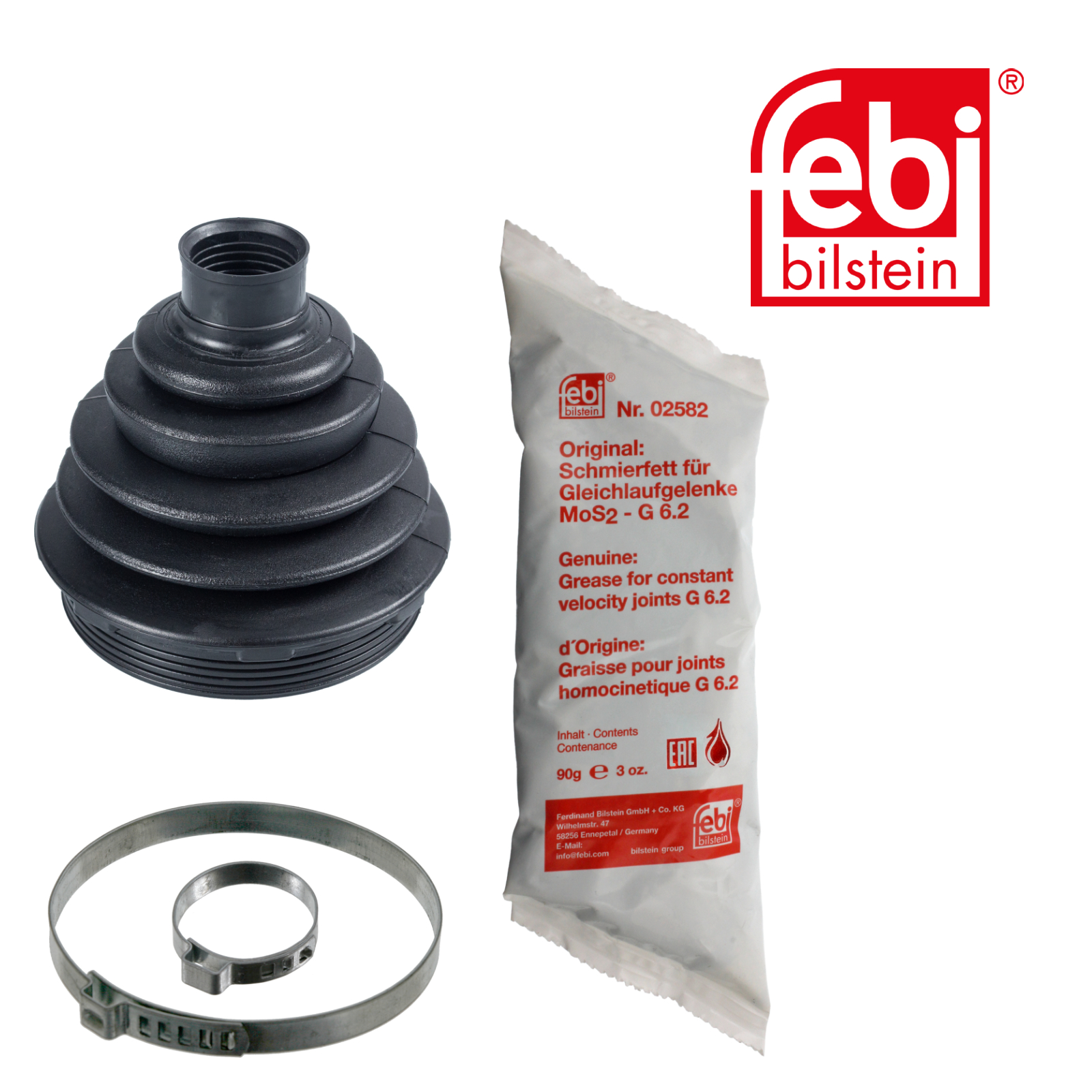 Febi Drive Shaft Bellow Kit Front Thermoplast 14769
