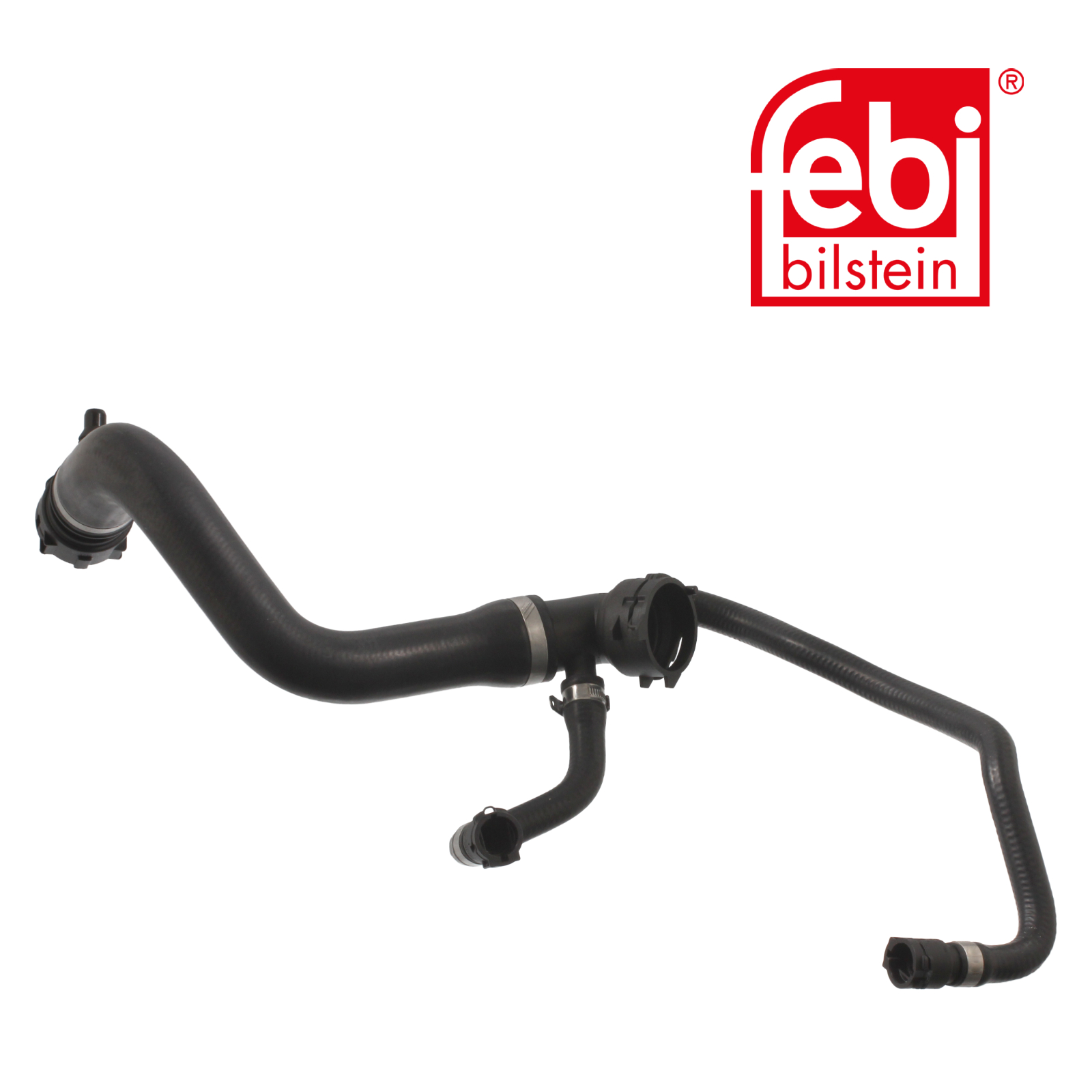 Febi Radiator Coolant Hose Upper Left 490mm ID 44443
