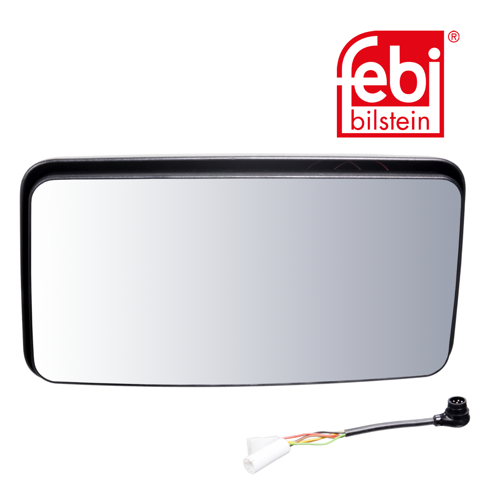 Febi Driver Cab Exterior Mirror Wide 120mm Thick 100914