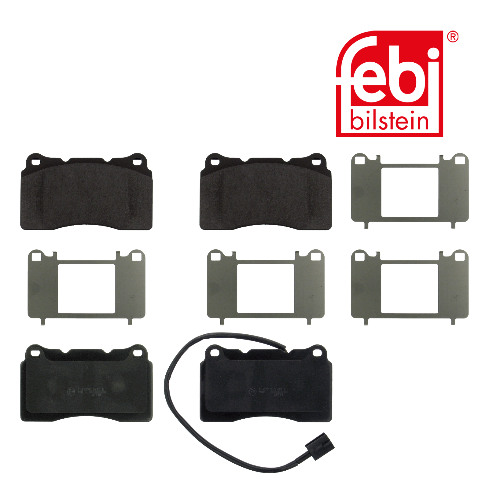 Febi Front Brake Pad Set 16848