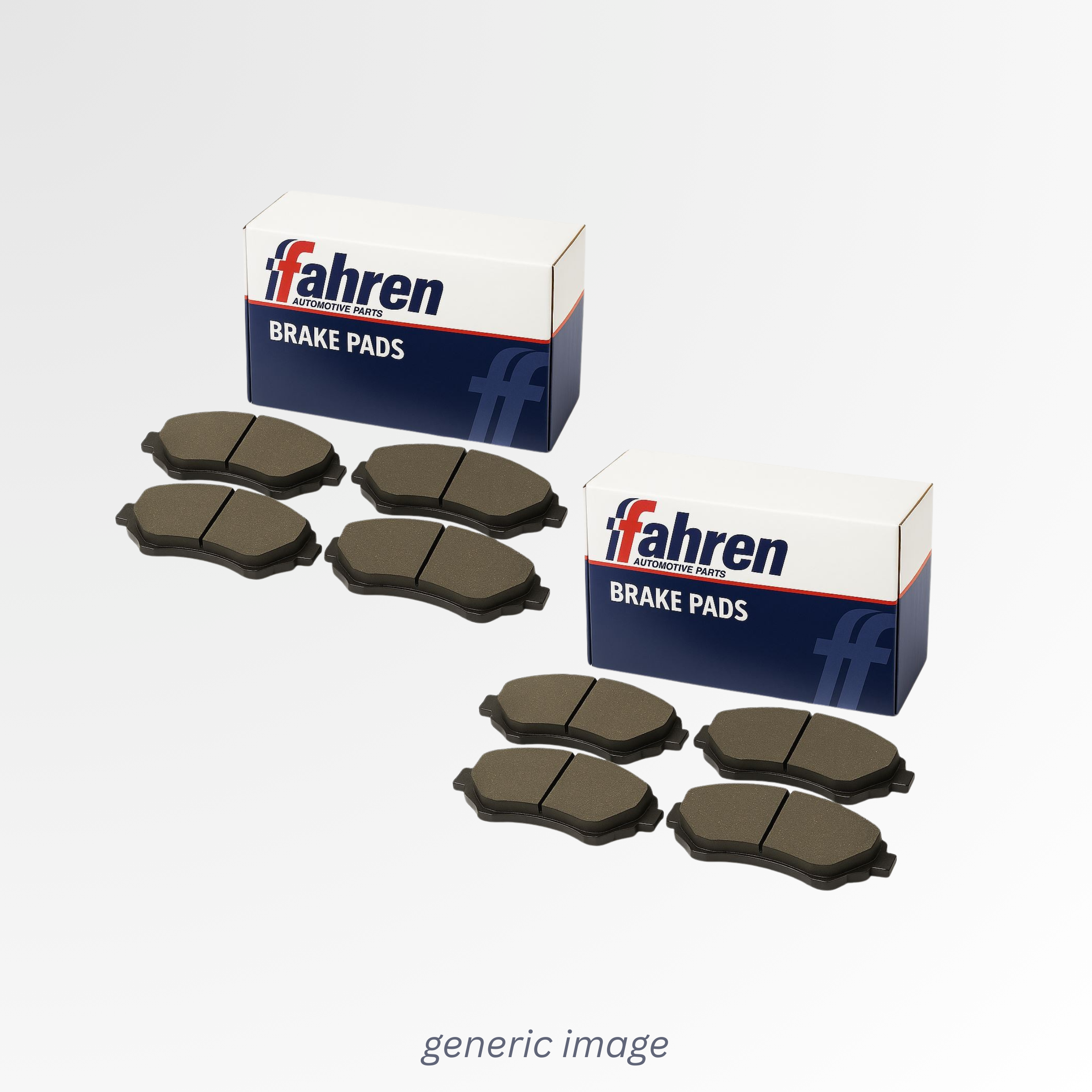 Fahren Front & Rear Pads fits Audi Q5 2016-2020 2.0