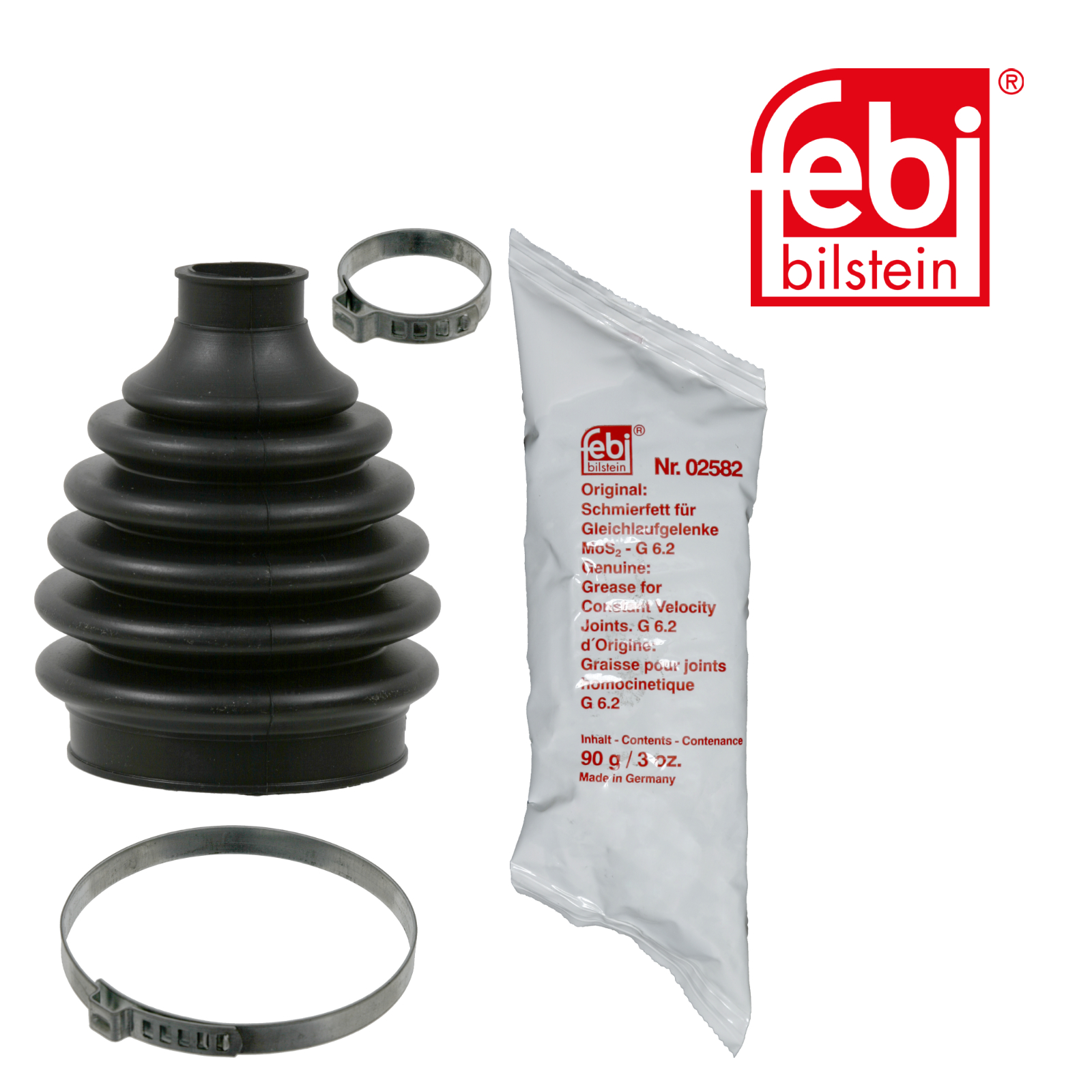 Febi Drive Shaft Bellow Kit Wheel Side Rubber 06135