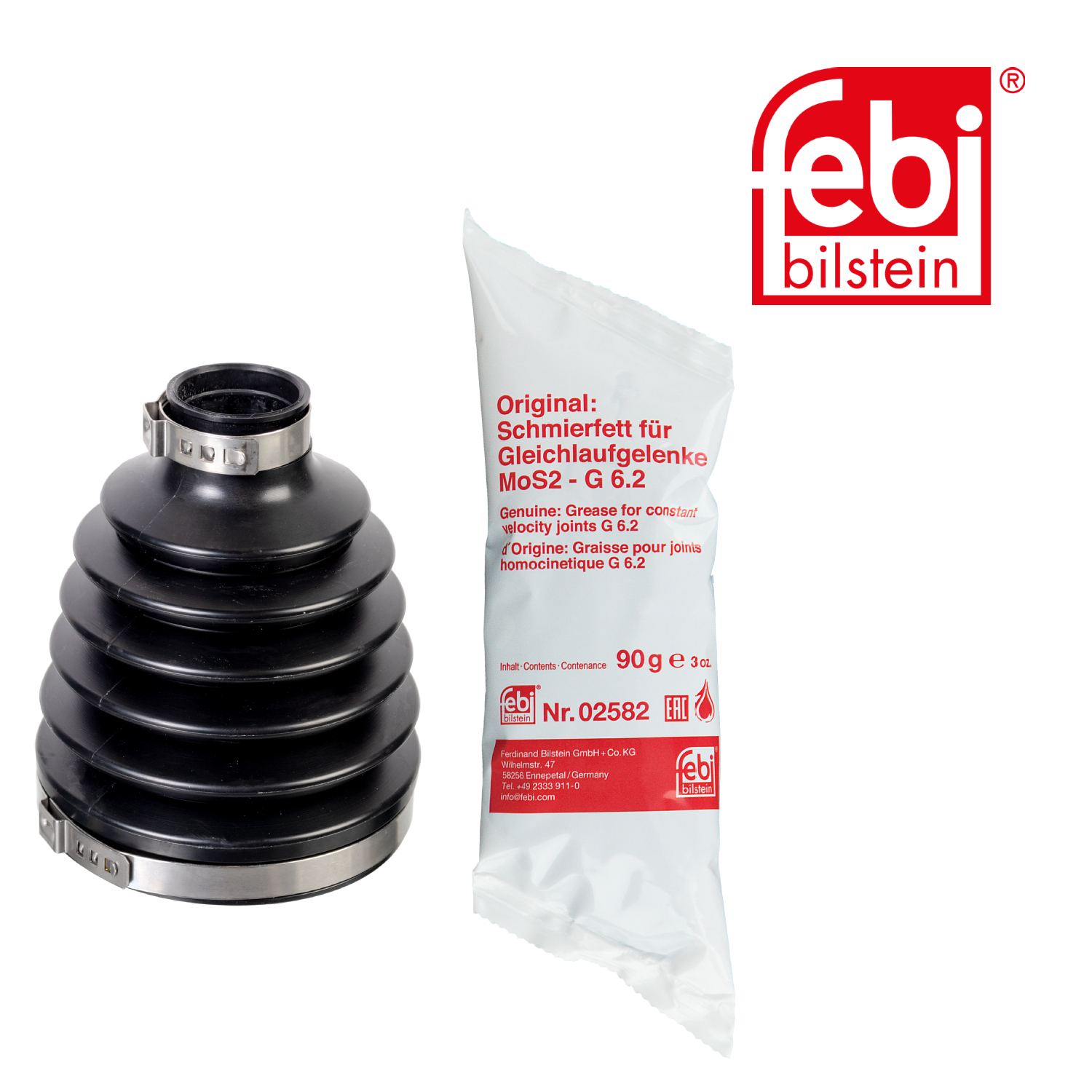 Febi Drive Shaft Bellow Kit Front Right Thermoplastic polyeste 176084