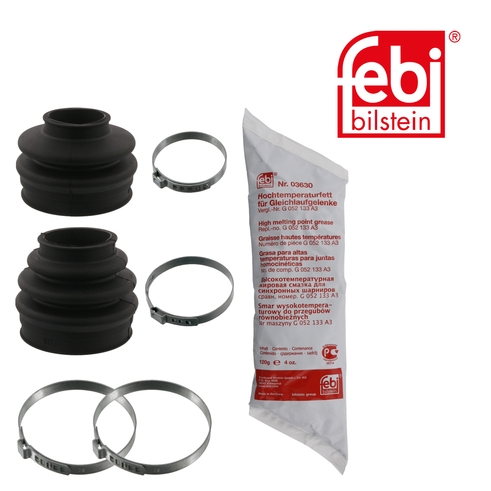 Febi Drive Shaft Bellow Kit Wheel Side Rubber 36688