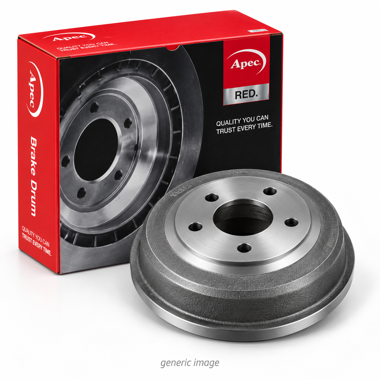 Apec Brake Drum Assembly Rear DRM9810