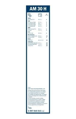 Bosch Aerotwin Wiper Blade 300mm — AM30H fits Alpina B3 2013-2019