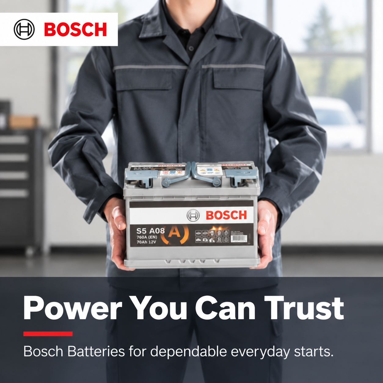 Bosch Batteries Battery 12V 19Ah 220A 0 986 FA1 310