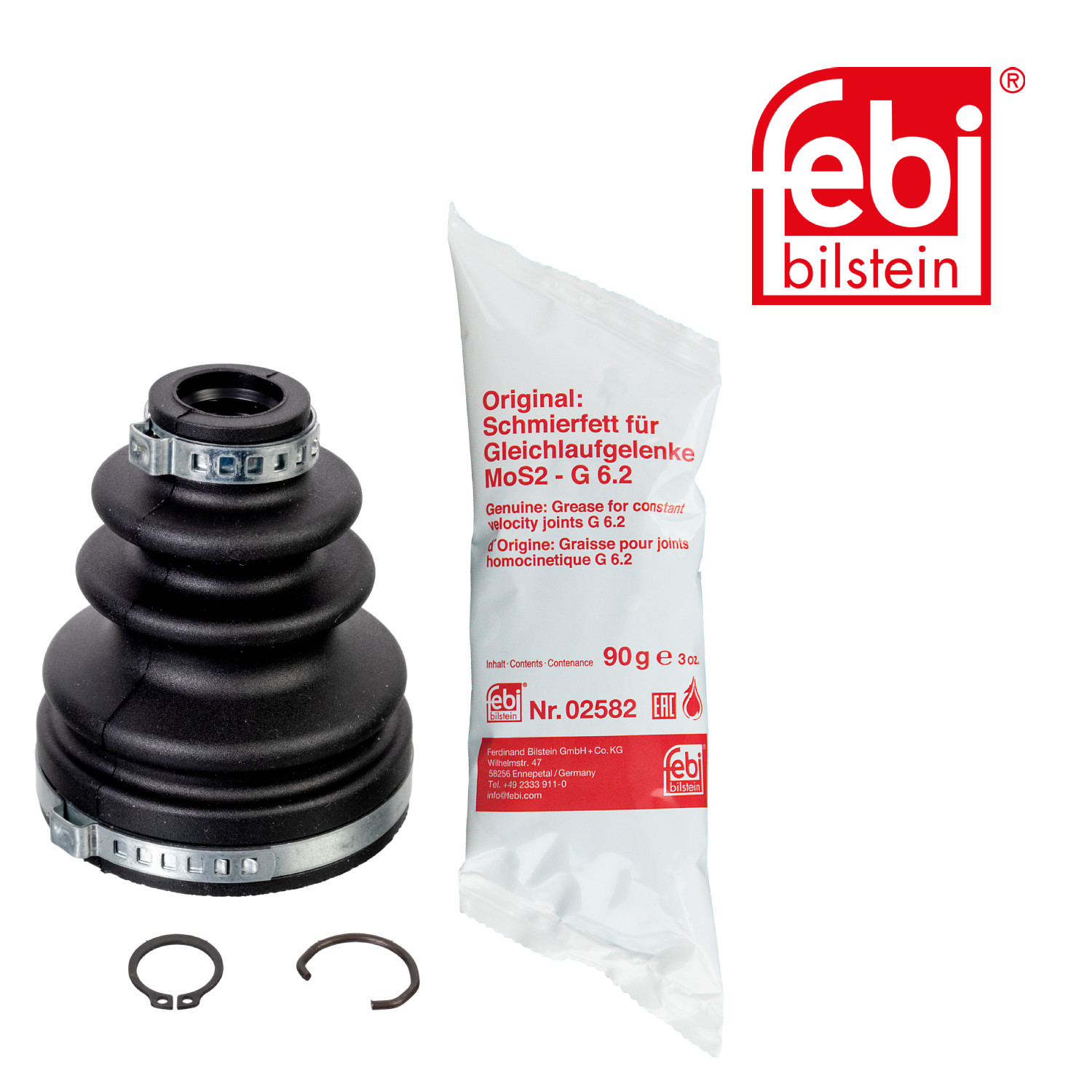 Febi Drive Shaft Bellow Kit Front NBR (nitrile butad 176072