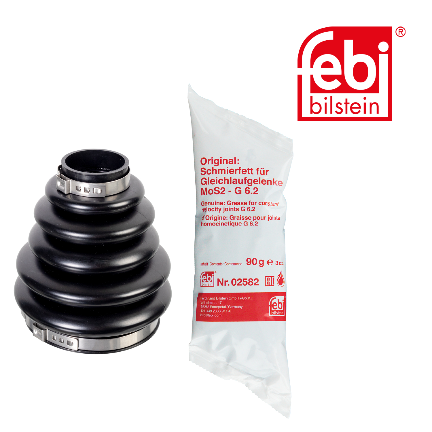 Febi Drive Shaft Bellow Kit Front Right Thermoplast 175146