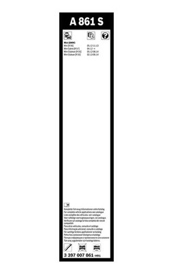Bosch Aerotwin Wiper Blade Set 475mm + 450mm — A861S fits Mini Mini 2006-2015