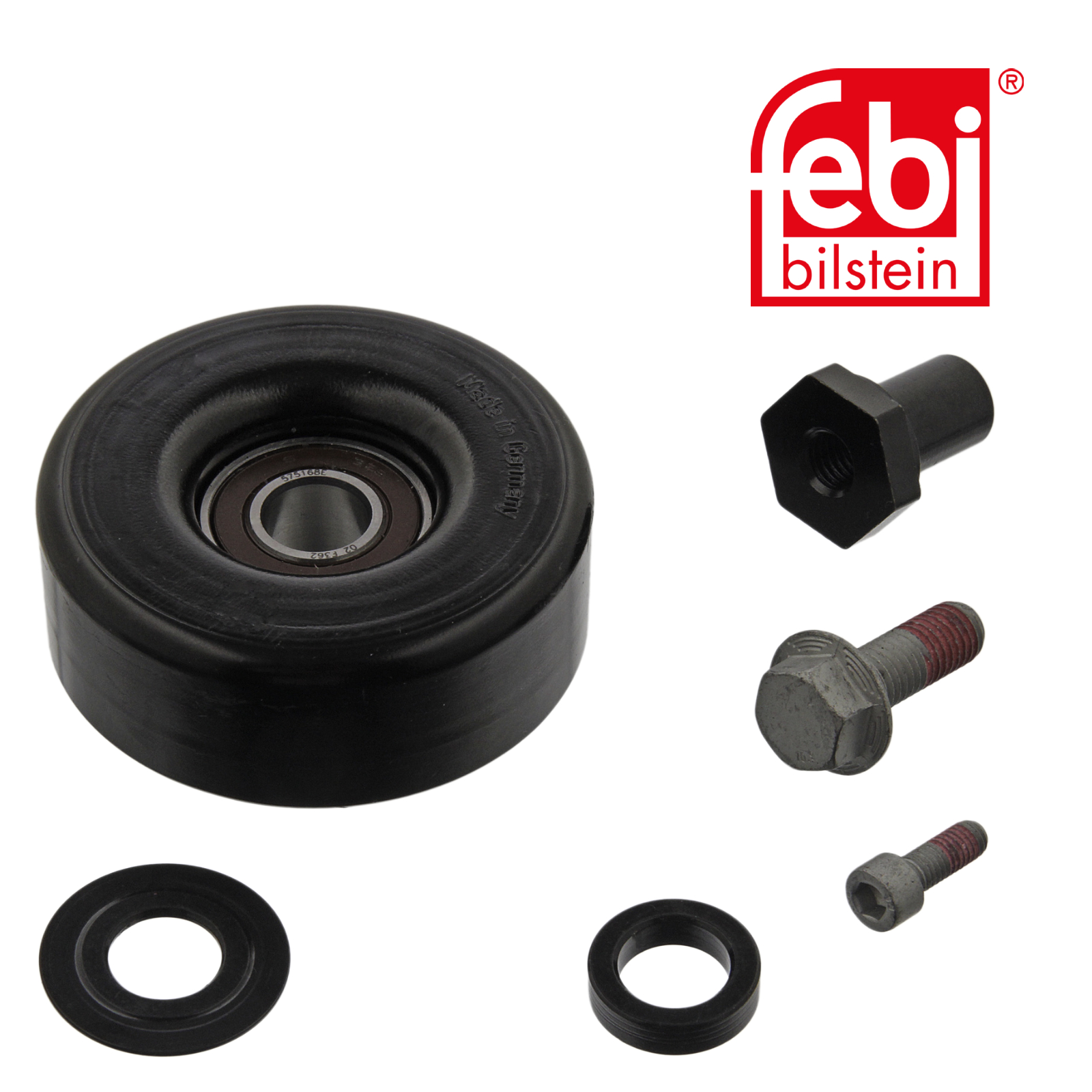 Febi V-Ribbed Belt Deflection/Guide Pulley 34538