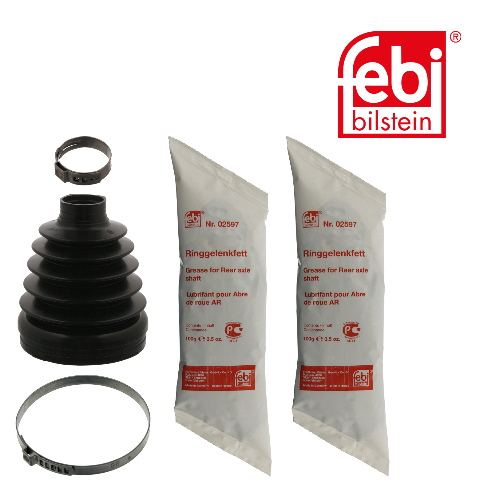 Febi Drive Shaft Bellow Kit transmission sided Thermo 36833