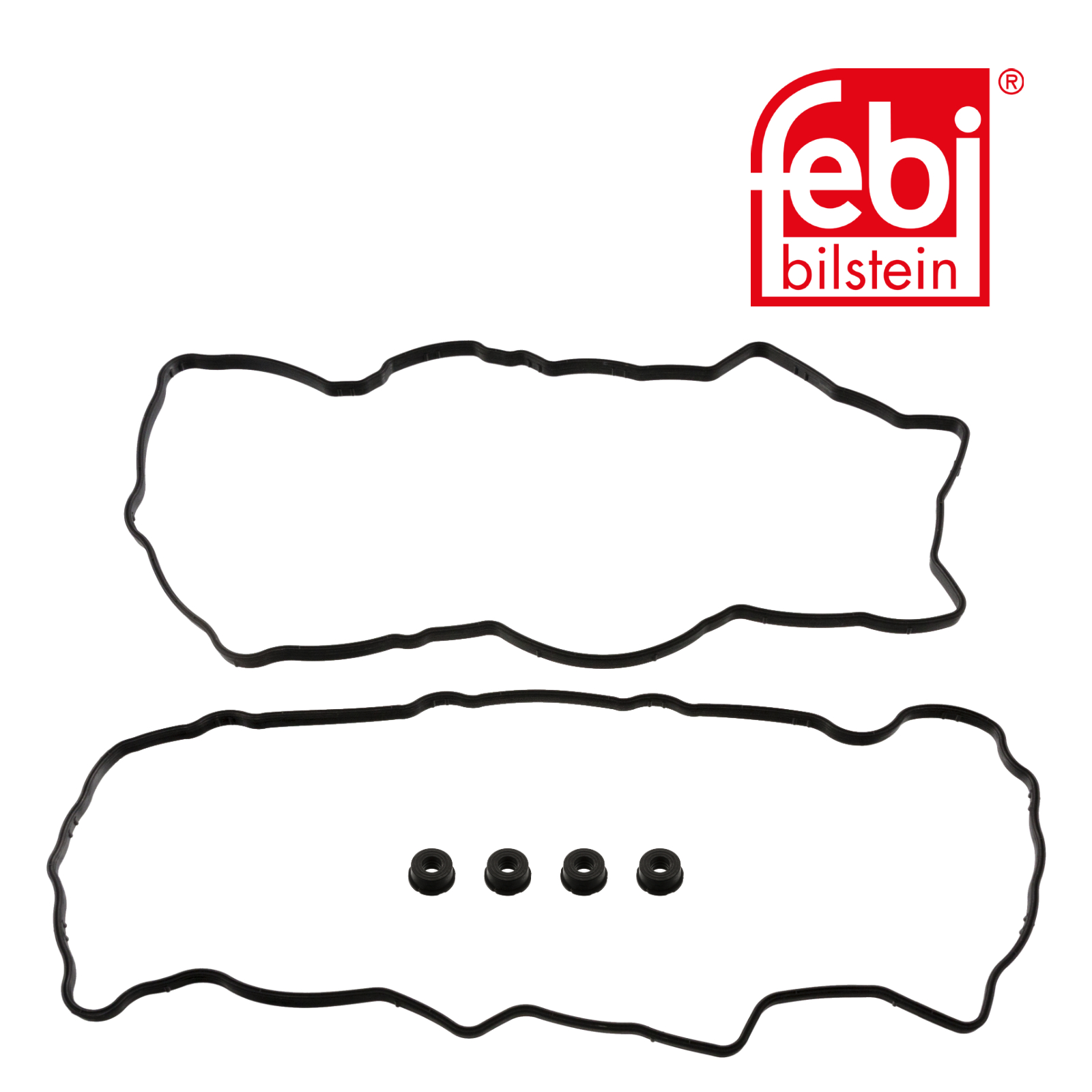 Febi Cylinder Head Cover Gasket Set Rubber/Metal 46035