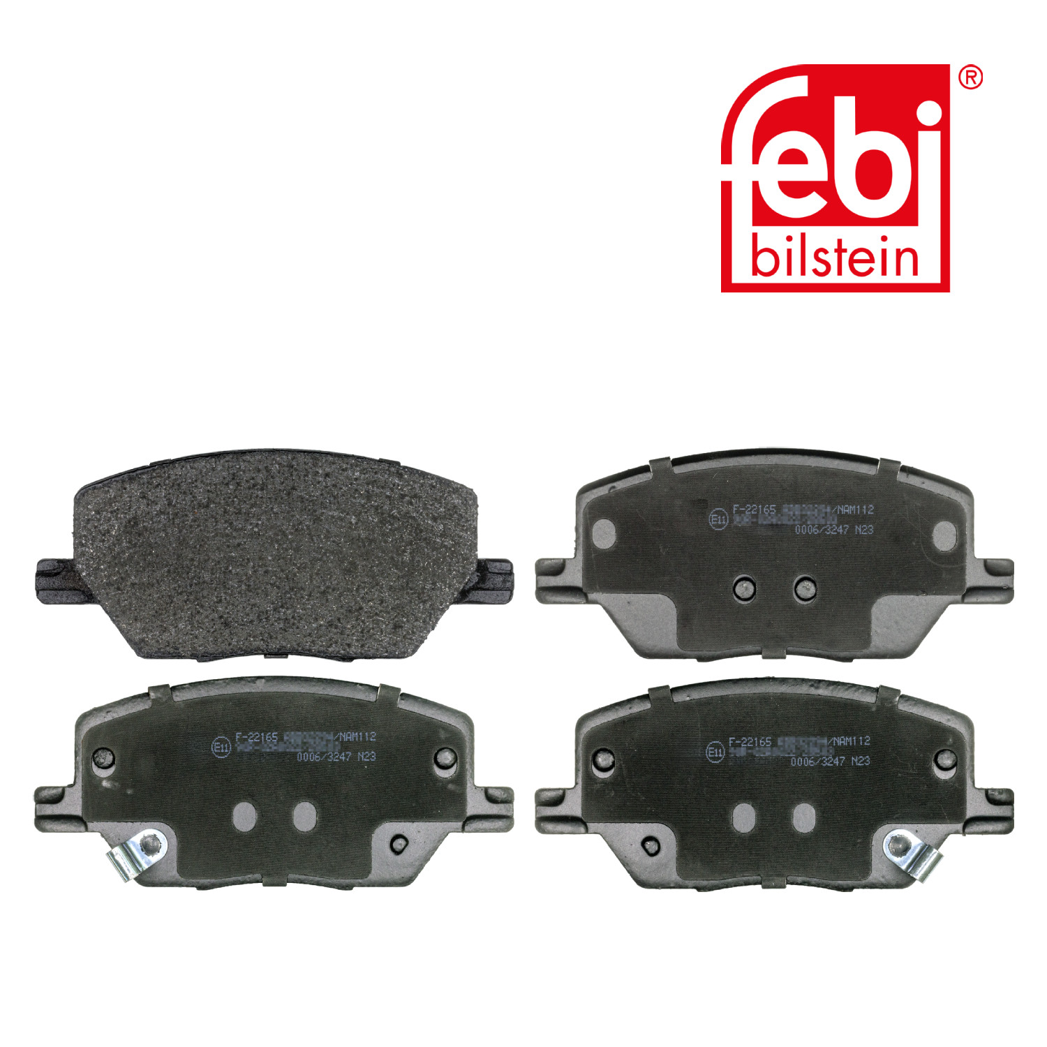 Febi Front Brake Pad Set 116381