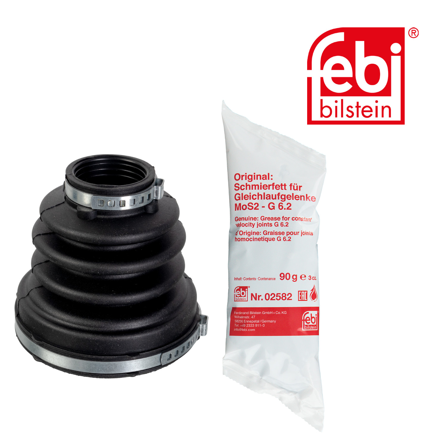 Febi Drive Shaft Bellow Kit Front Right NBR (nitrile 177599