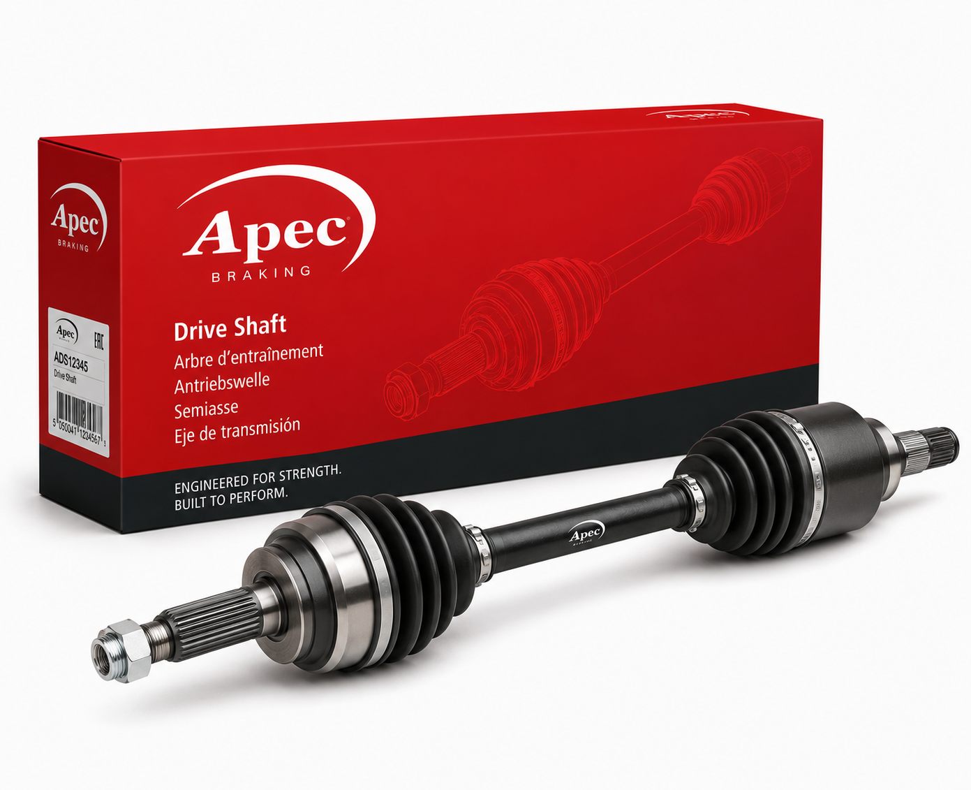 Apec CV Drive Shaft Driveshaft Front fits Audi A4 Allroad B8 2009-2016 2.0