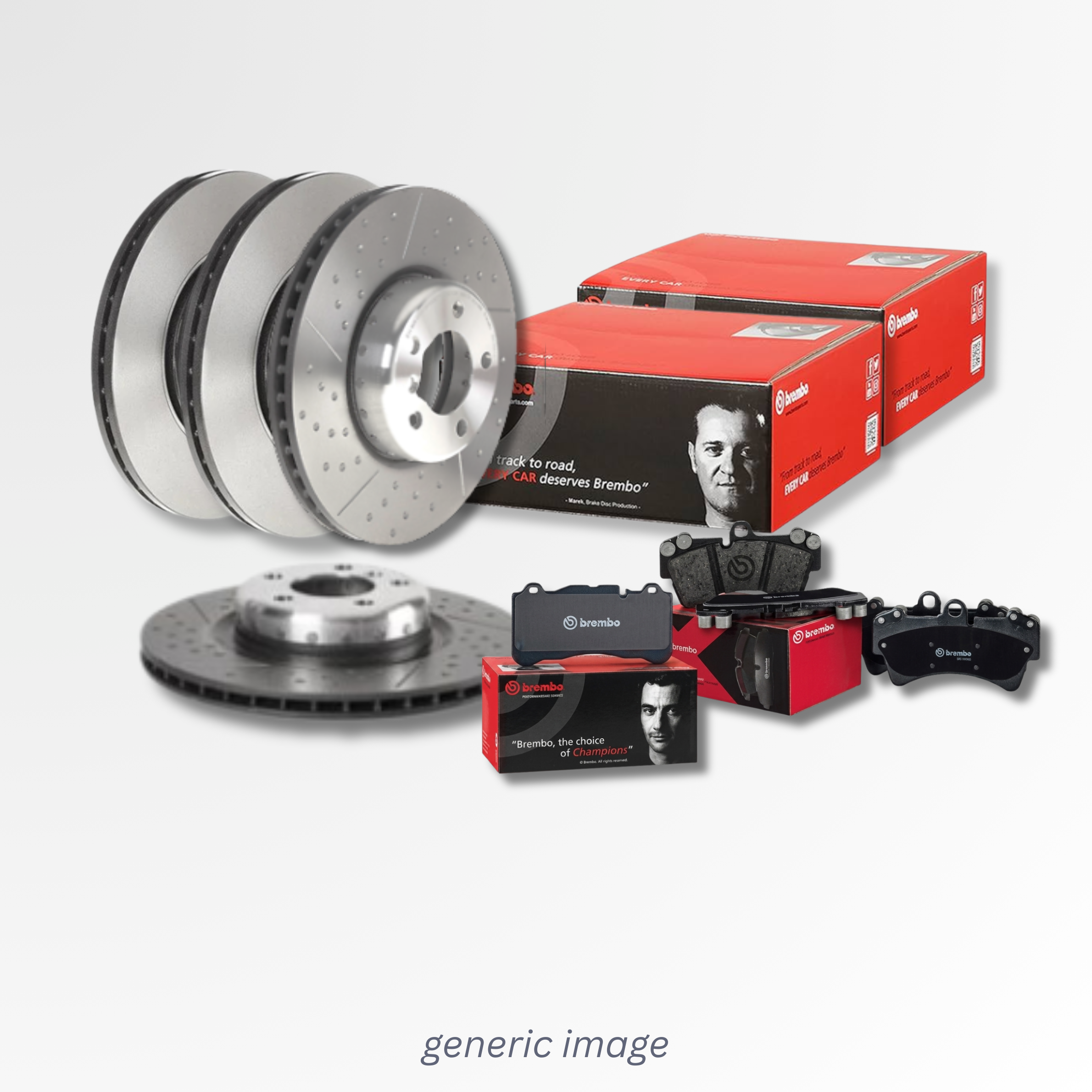 Brembo Front & Rear Brake Discs & Pads fits Mercedes-Benz S-Class 2013-2019