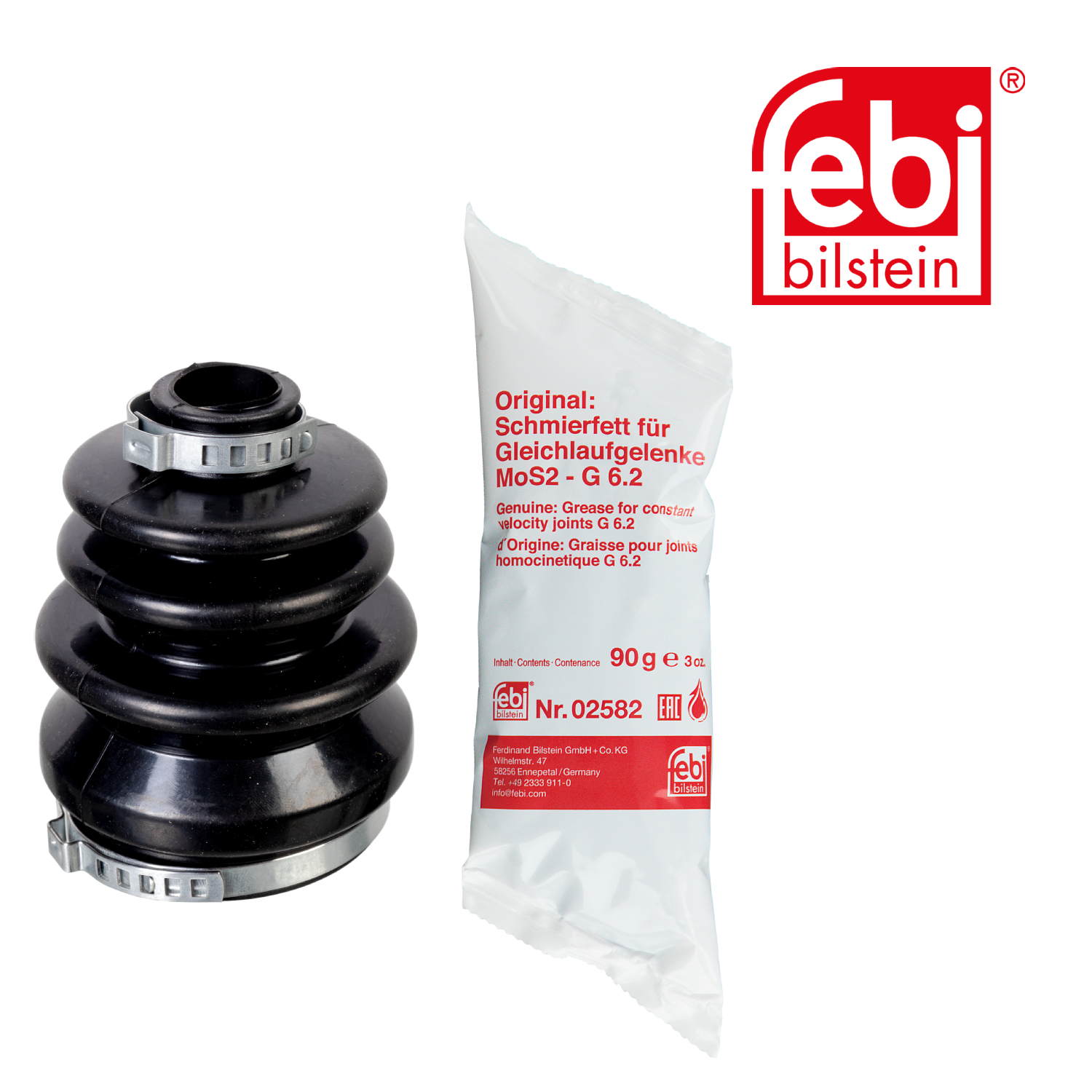 Febi Drive Shaft Bellow Kit Front NBR (nitrile butadiene 175242