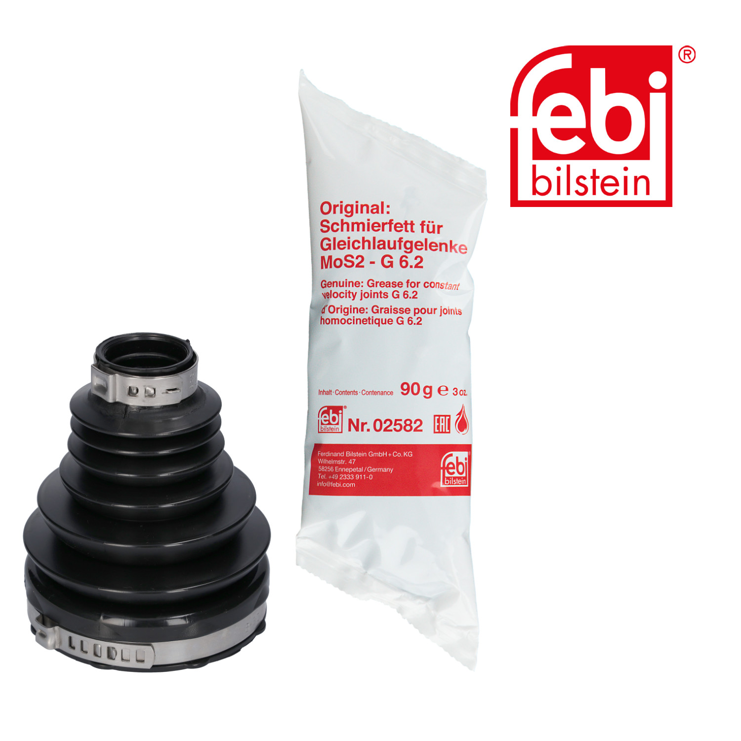 Febi Drive Shaft Bellow Kit Front Right Thermoplastic polye 181599
