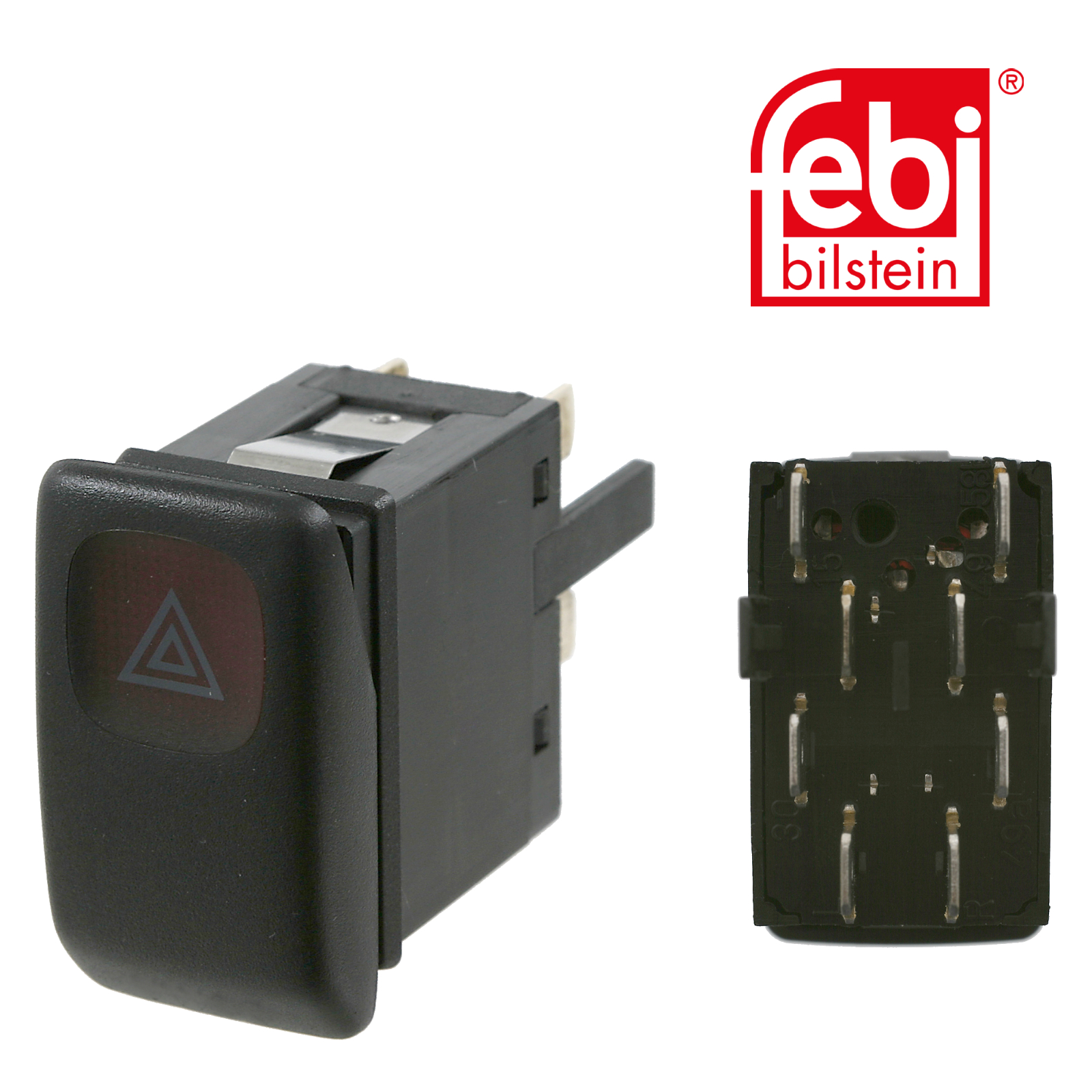 Febi Hazard Warning Light Switch Centre 8 Connectors 23400