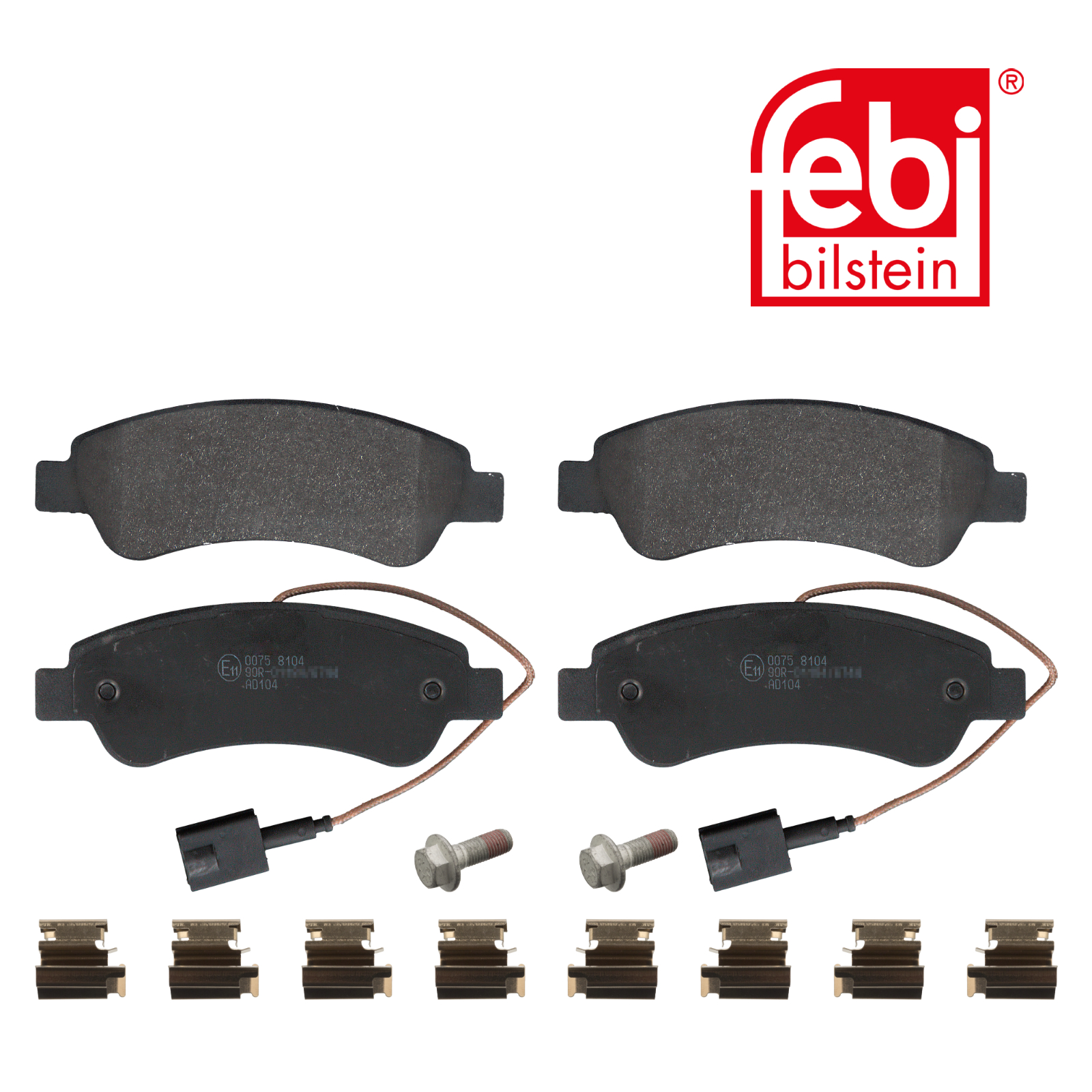 Febi Rear Brake Pad Set 16956