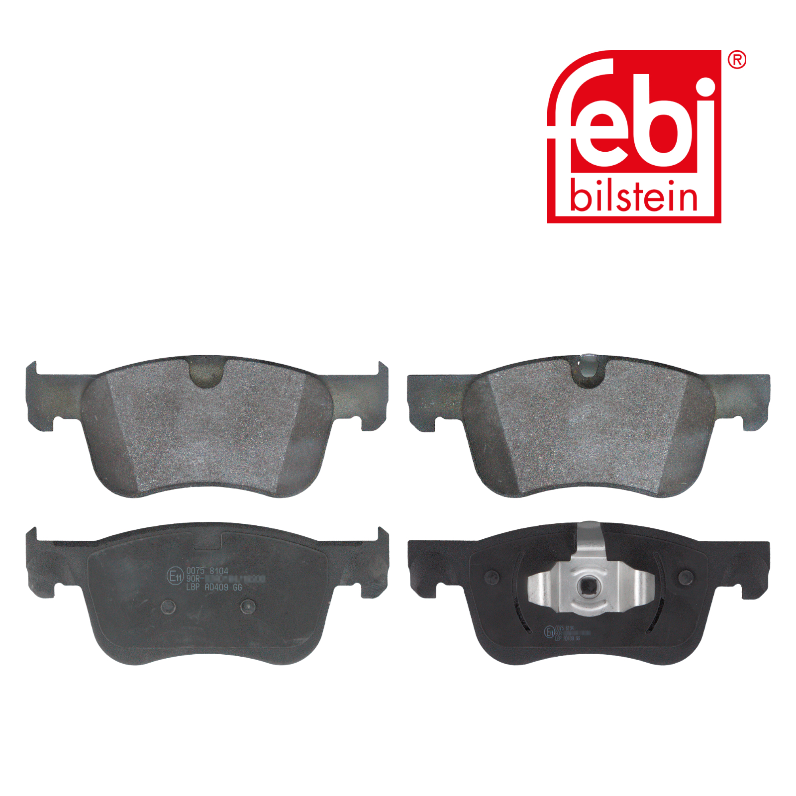 Febi Front Brake Pad Set 16957