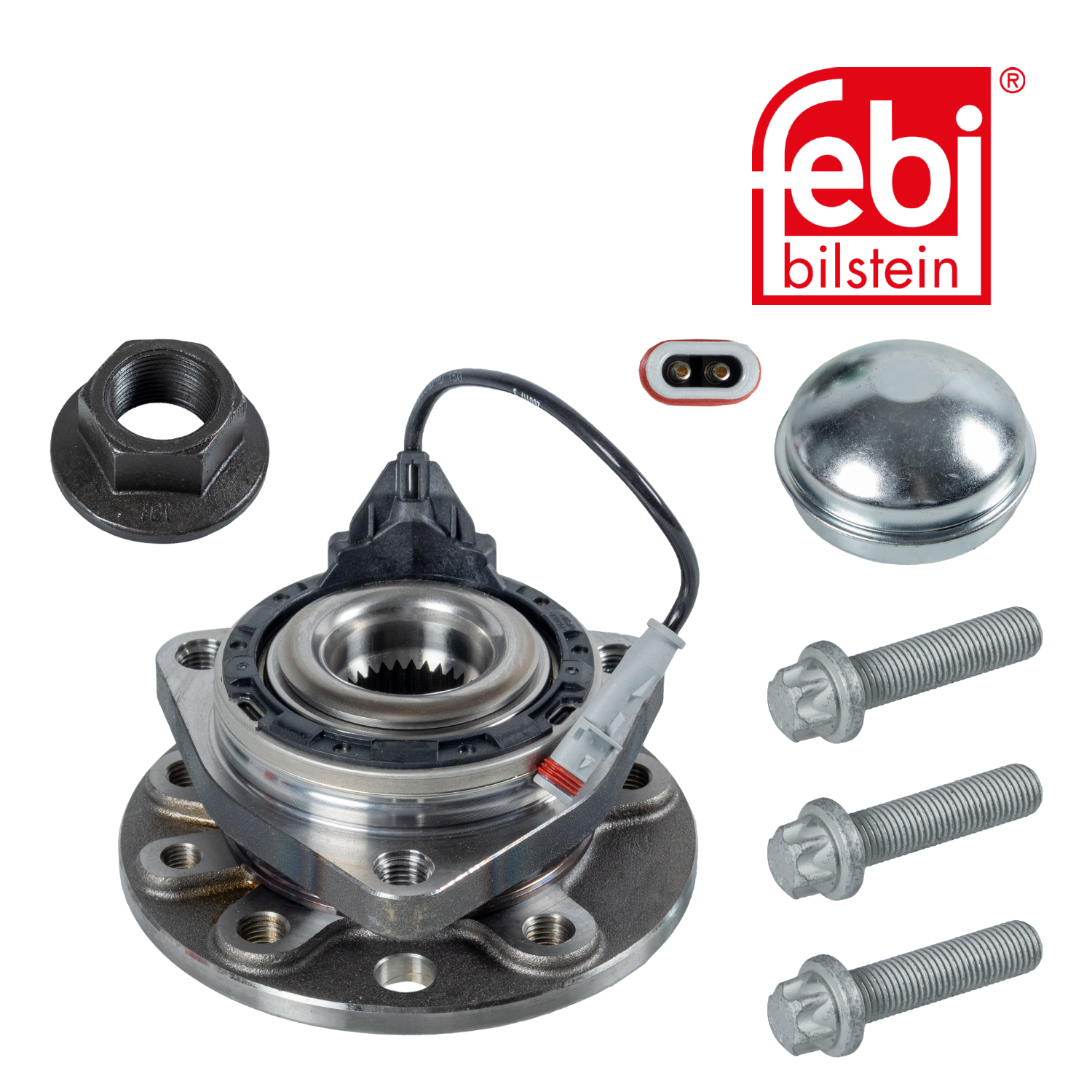 Febi Wheel Bearing Kit Front Right 90mm 31136