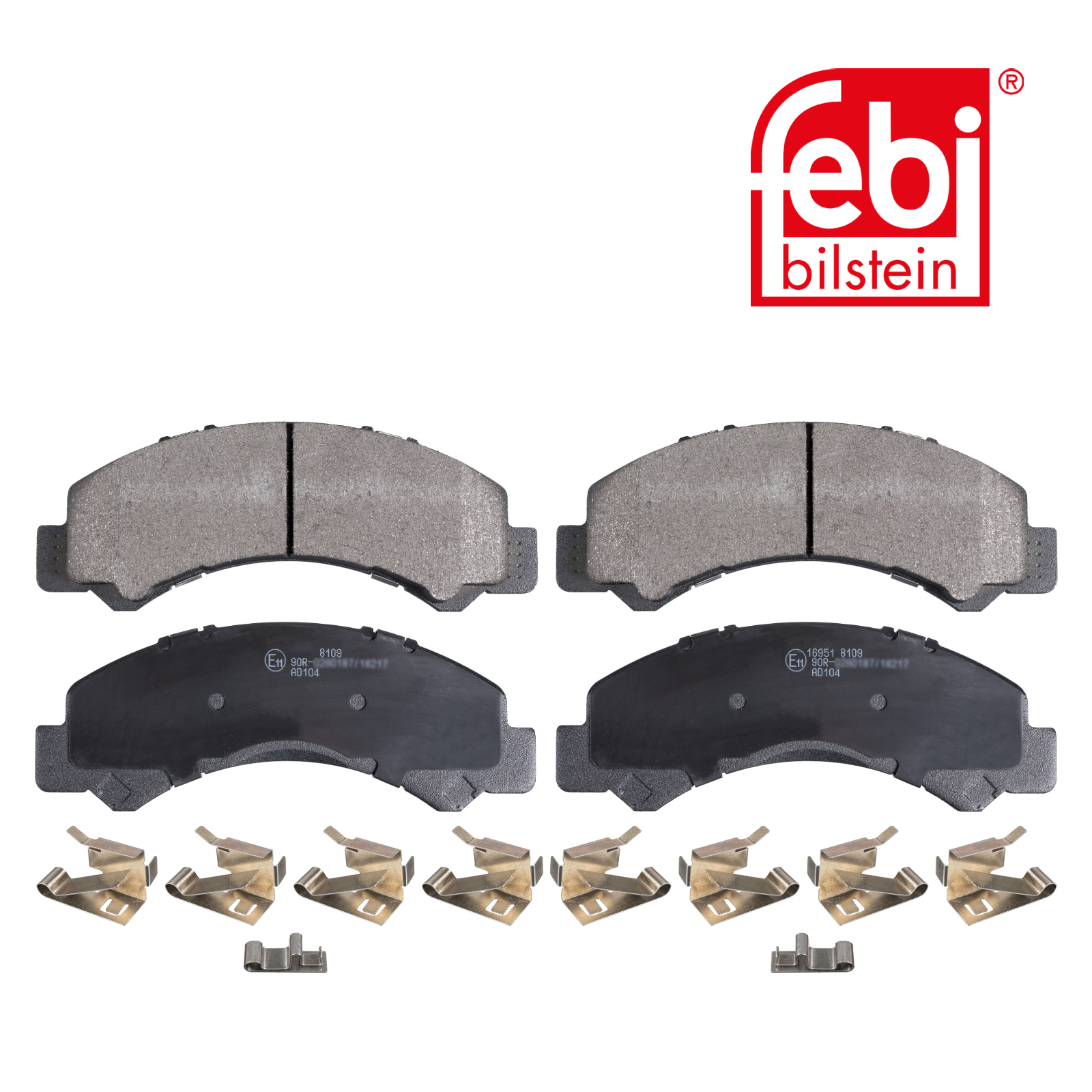 Febi Brake Pad Set 16951