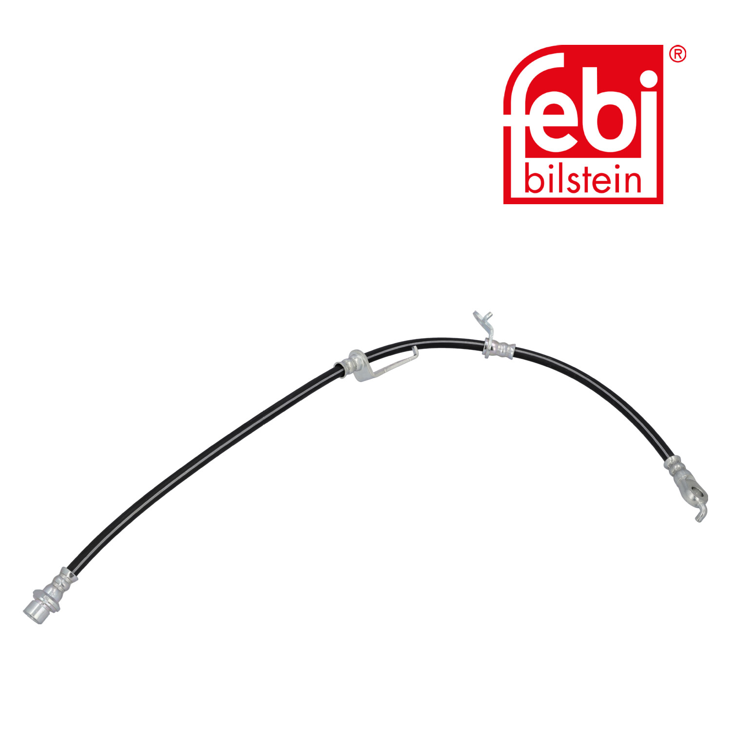Febi Brake Hydraulic Hose Line Front Right 180235