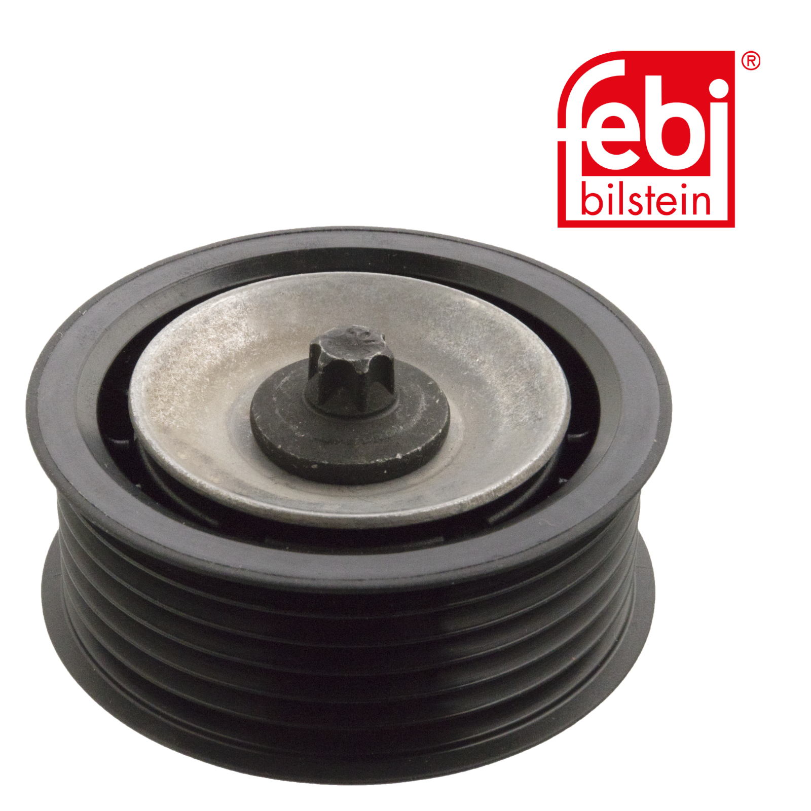 Febi V-Ribbed Belt Deflection/Guide Pulley 104075