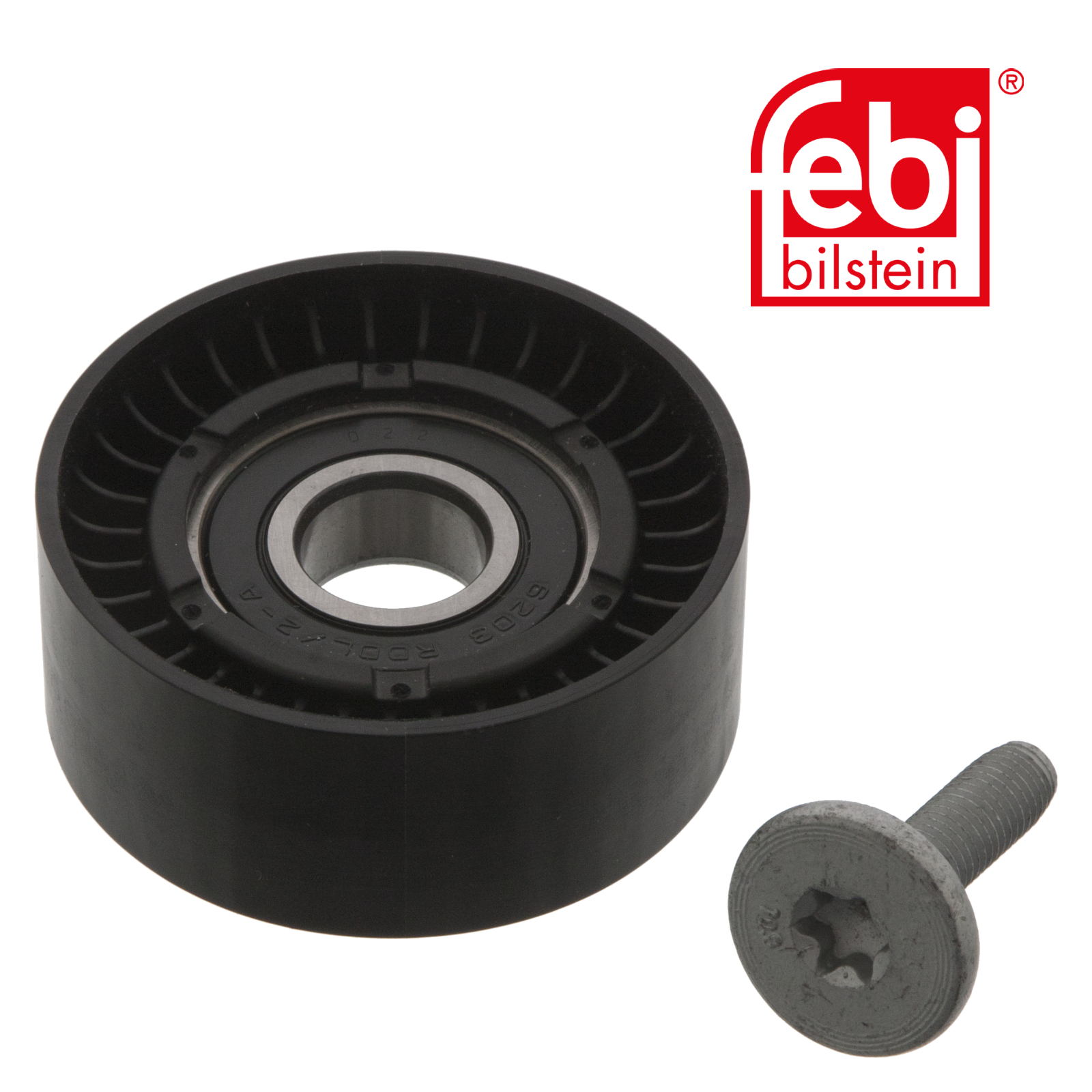 Febi V-Ribbed Belt Deflection/Guide Pulley Lower Left 44977