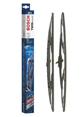 Bosch Twin Spoiler Wiper Blade Set 530mm + 530mm — 583S fits Audi A4 B5