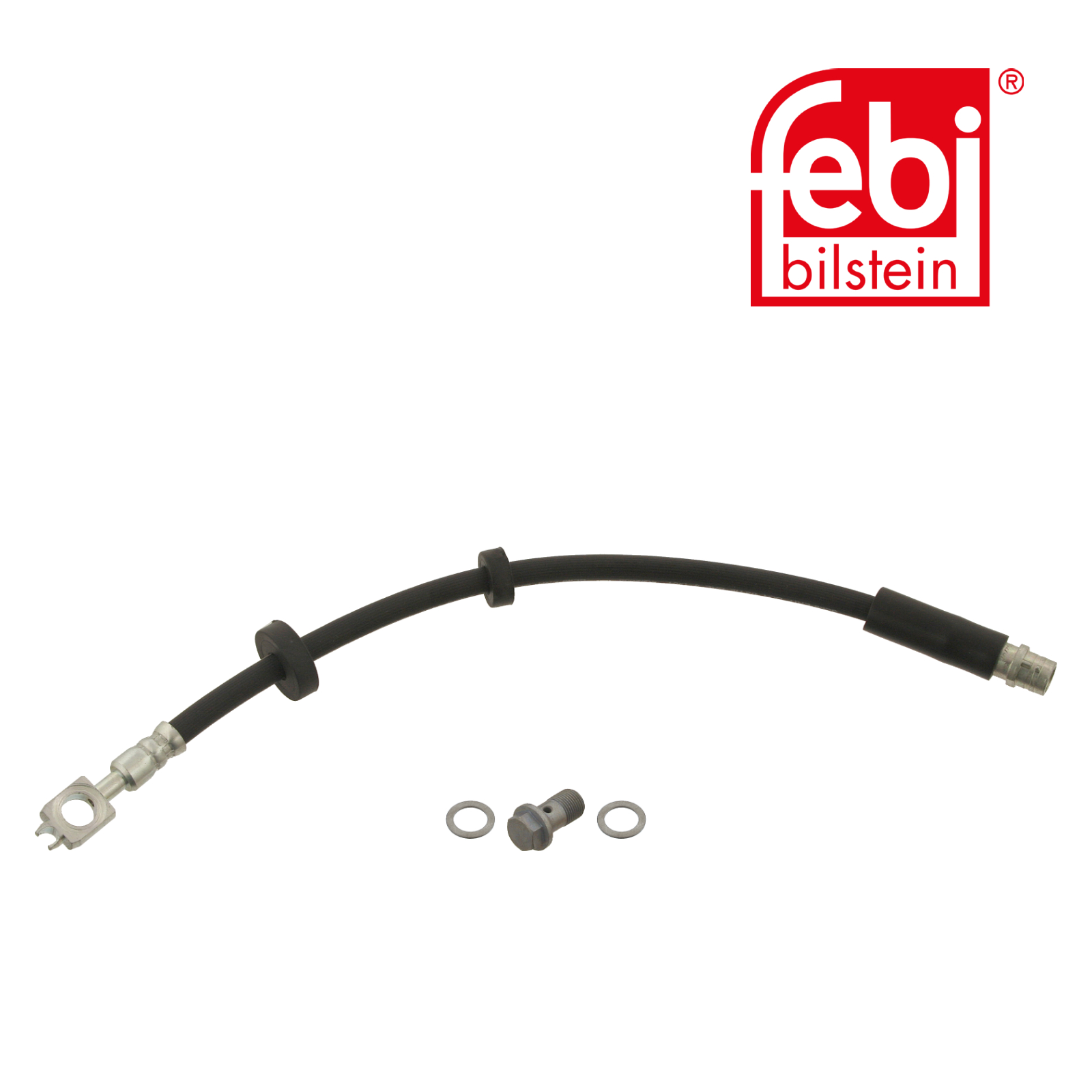 Febi Brake Hydraulic Hose Line Front Right 30853