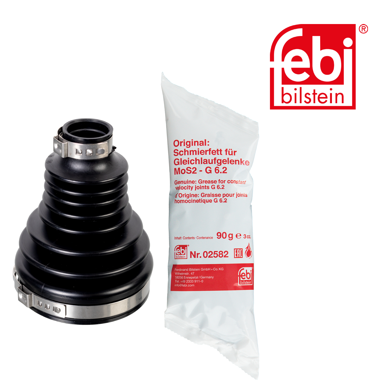 Febi Drive Shaft Bellow Kit Front Right Thermoplast 175238