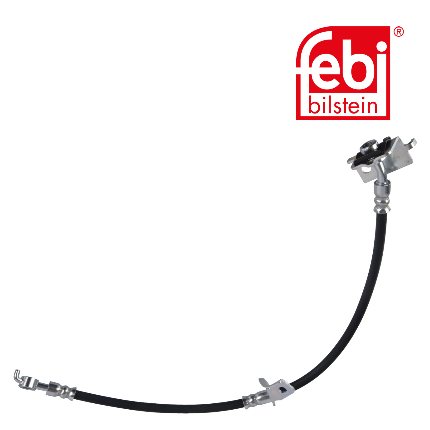 Febi Brake Hydraulic Hose Line Front Left 181346