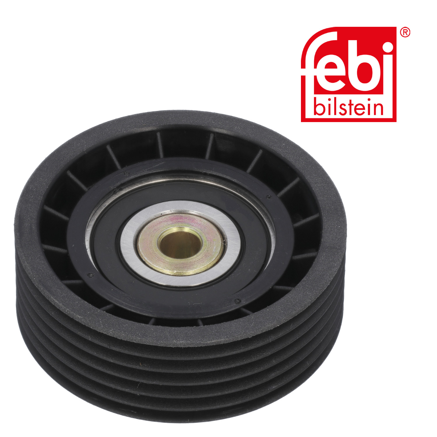 Febi V-Ribbed Belt Deflection/Guide Pulley 19662