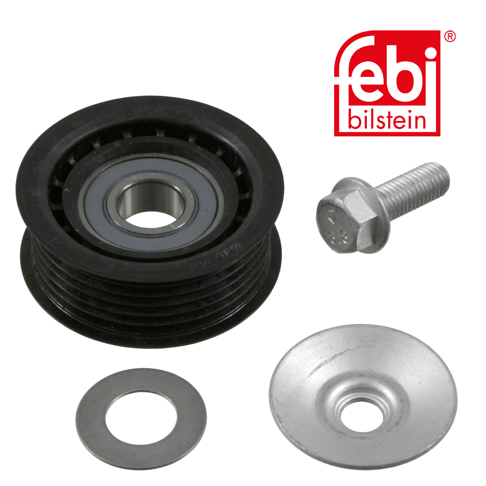 Febi V-Ribbed Belt Deflection/Guide Pulley 22383