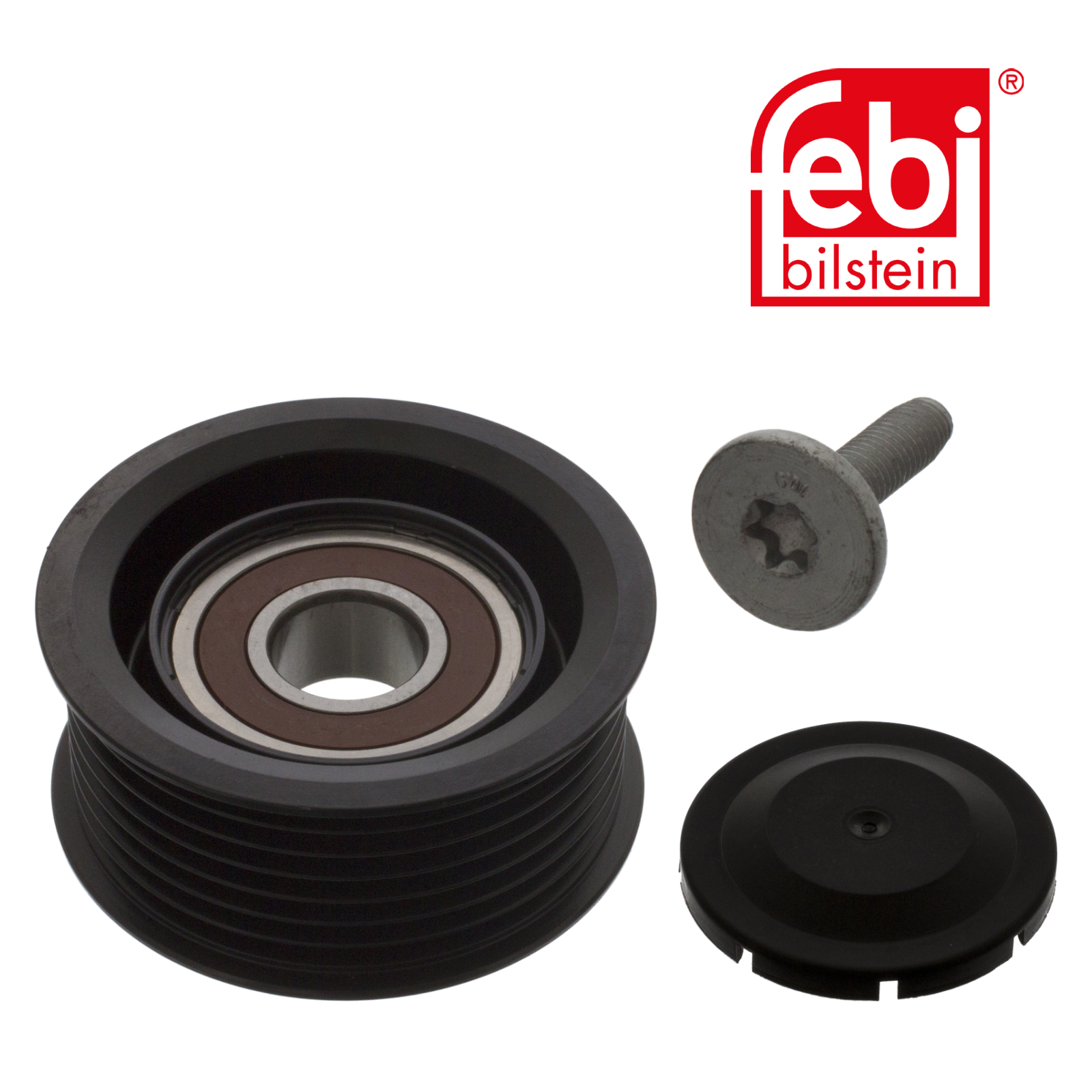 Febi V-Ribbed Belt Deflection/Guide Pulley 15178