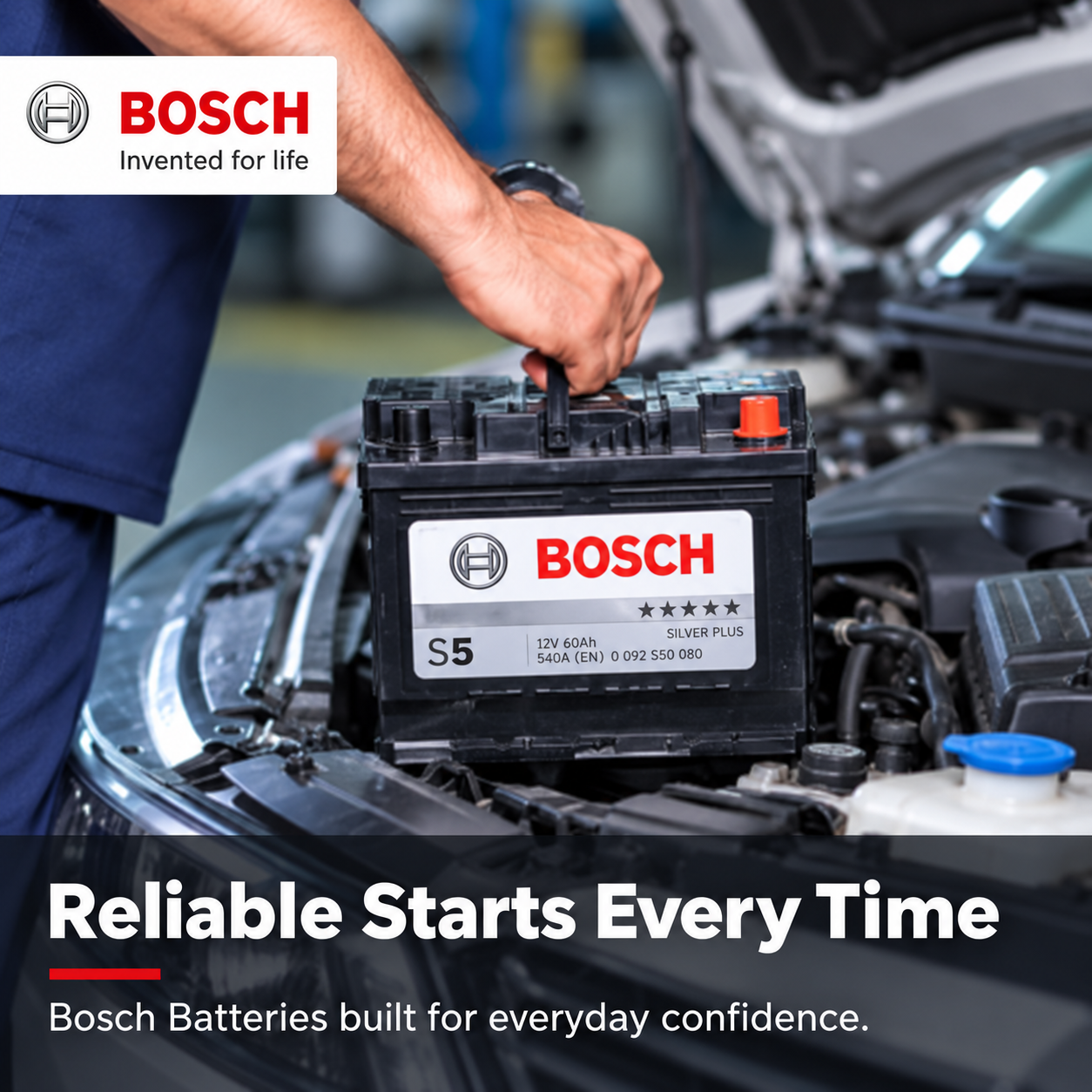 Bosch Batteries Battery 12V 19Ah 220A 0 986 FA1 310