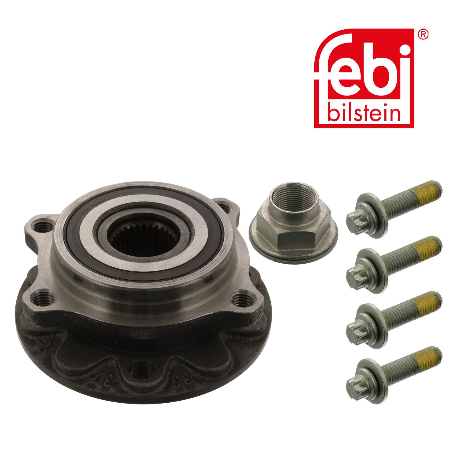 Febi Wheel Bearing Kit Front Right 92mm 44333