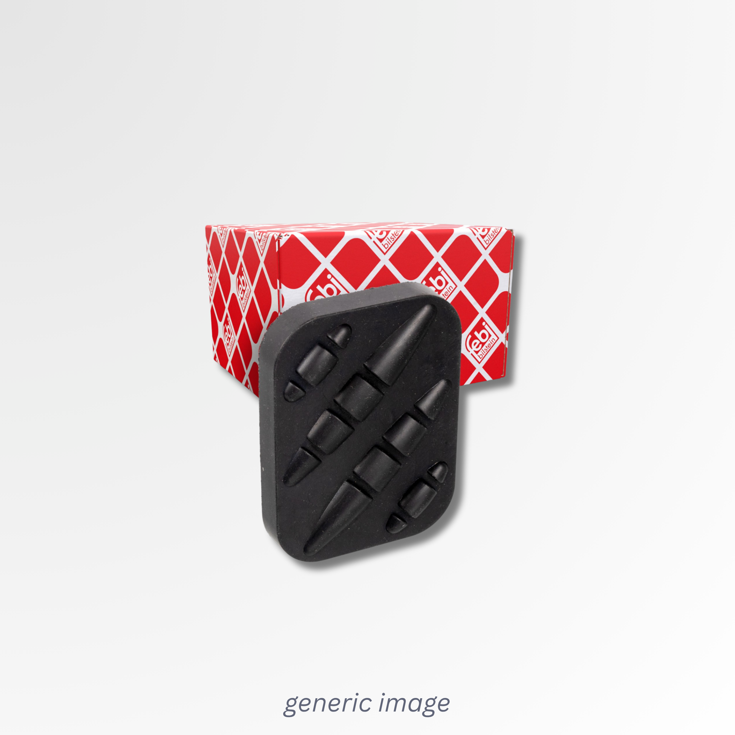 Febi Brake Pedal Pedal Pad Wide 13mm Thick 01035