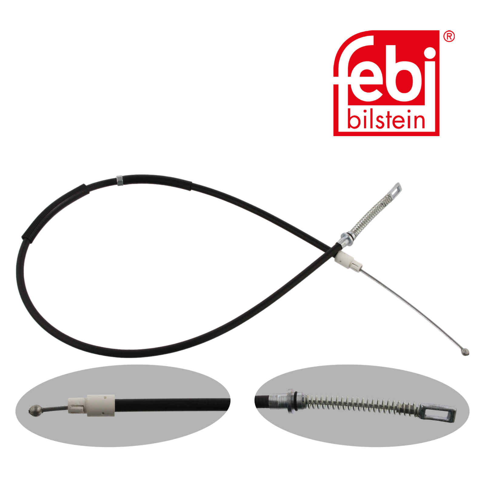 Febi Handbrake Cable Left Rear 36936