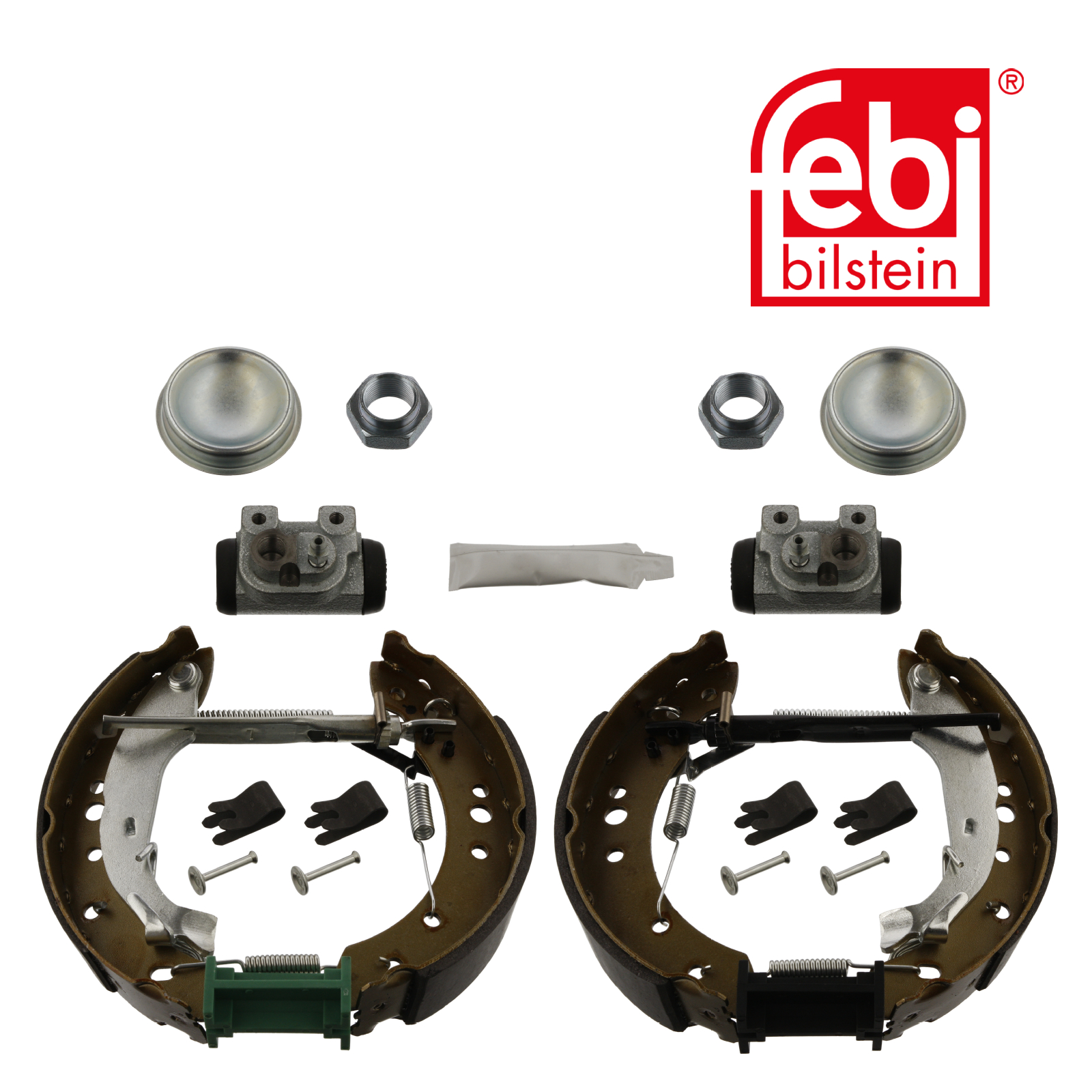 Febi Brake Shoe Set Axle Kit Rear 37528