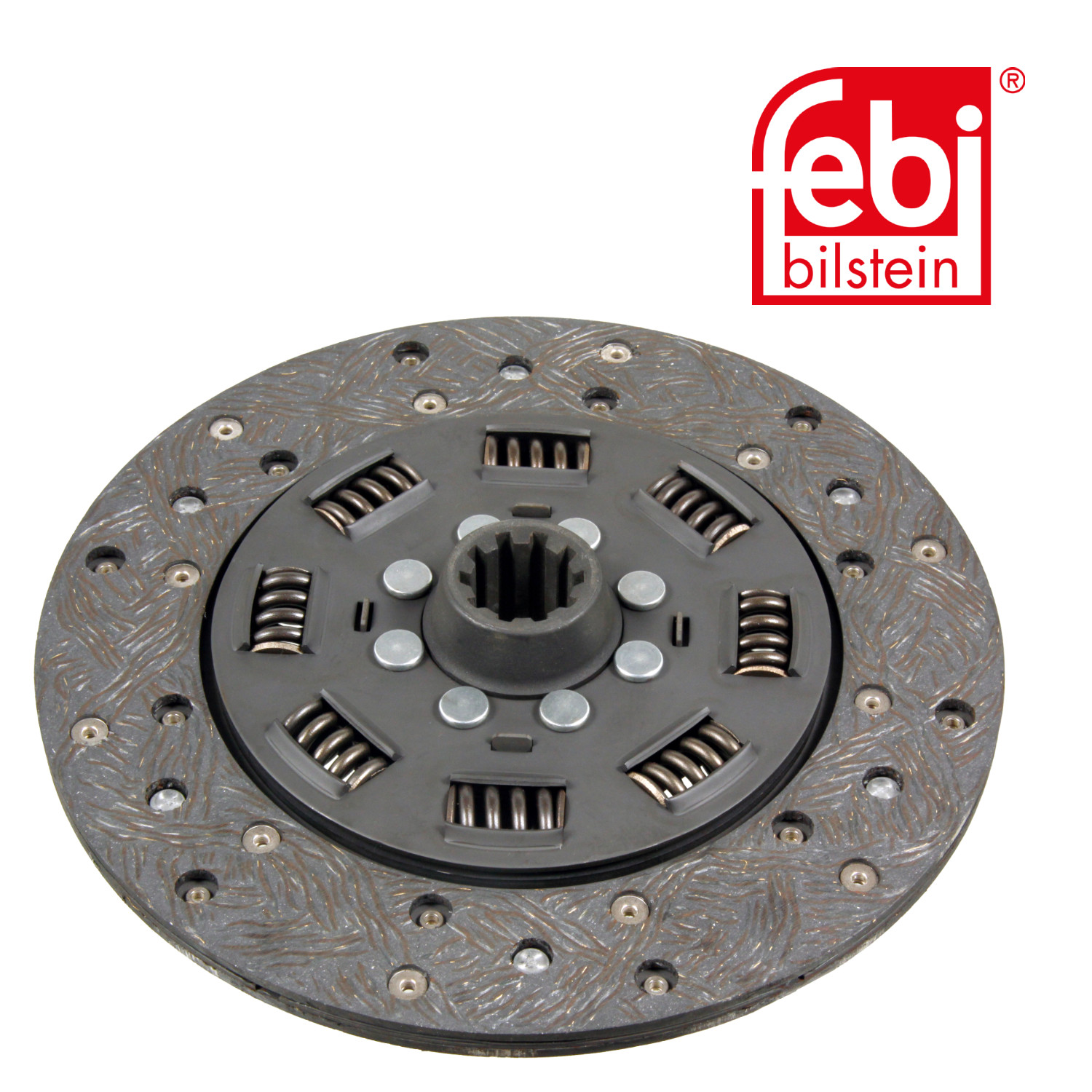 Febi Clutch Friction Disc Plate 250mm 10 Splines 105016