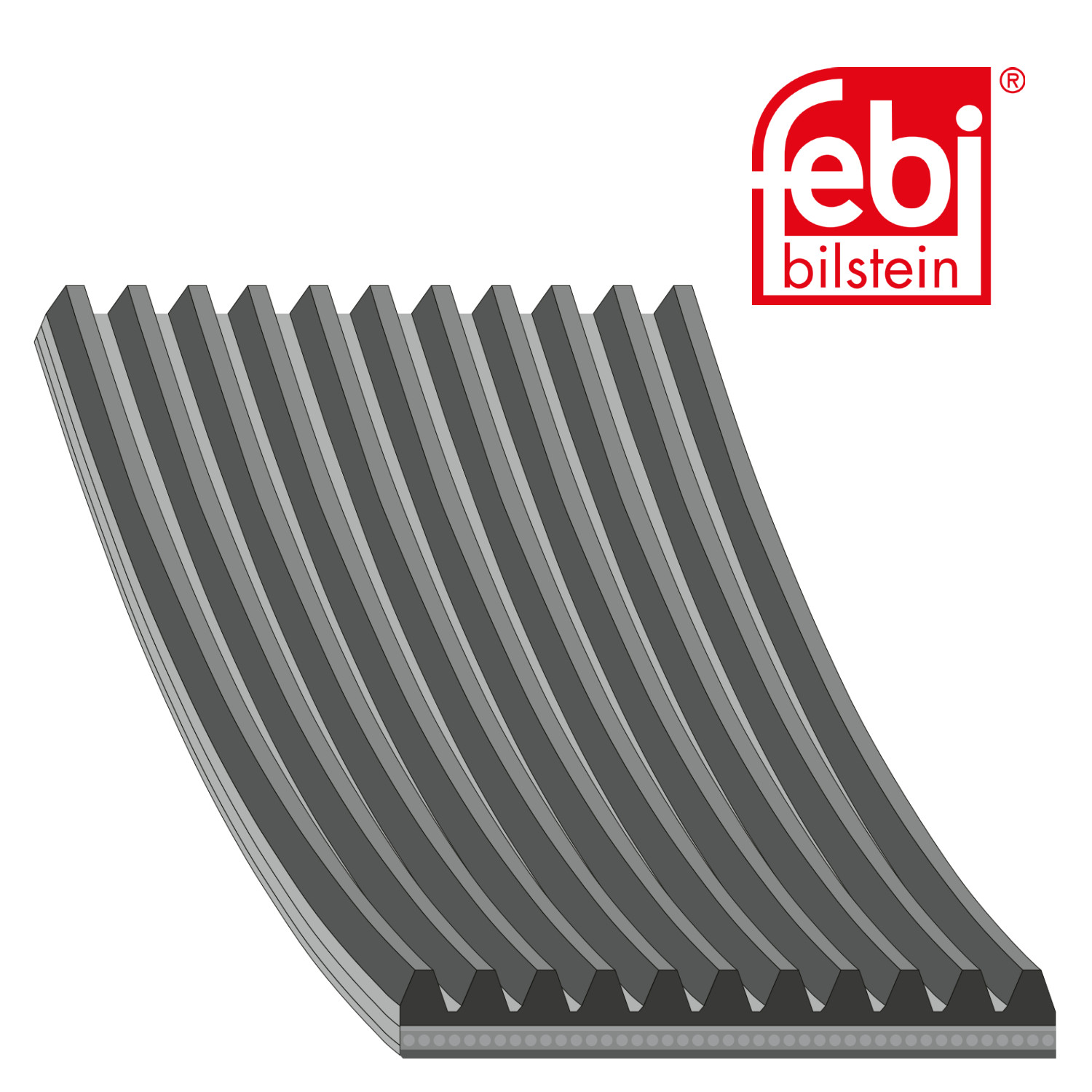 Febi Multi V-Ribbed Drive Belt 45020