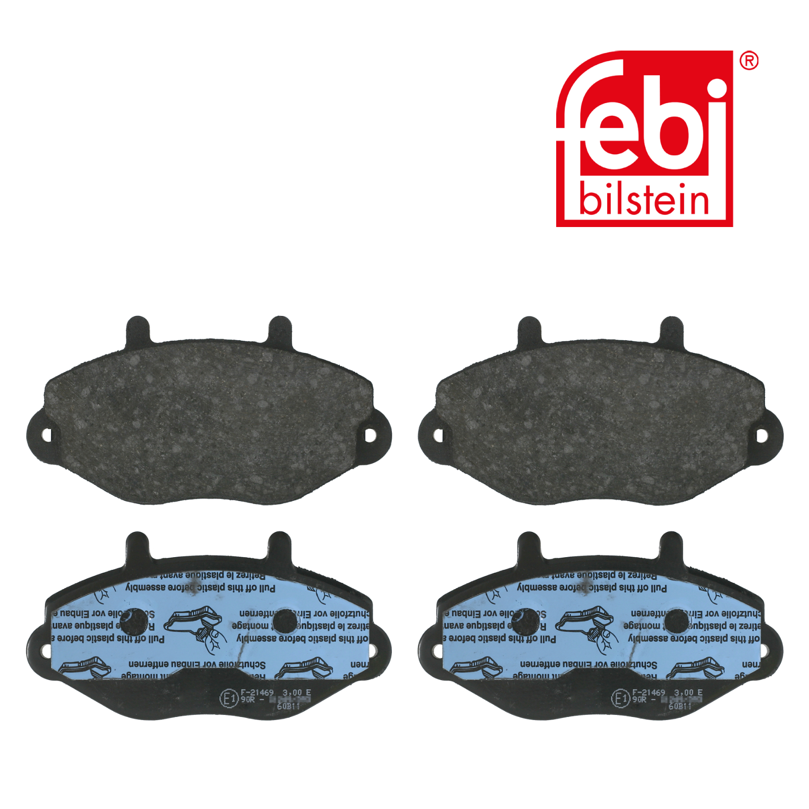 Febi Front Brake Pad Set 16036